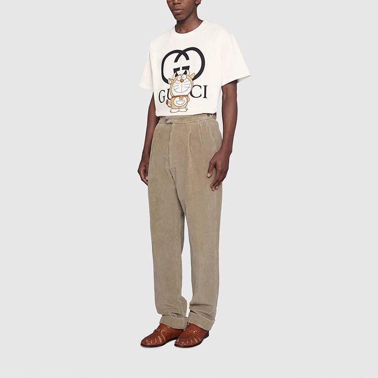 Gucci Doraemon Graphic T-Shirt in White Size US M / EU 48-50 / 2 - 10 Thumbnail