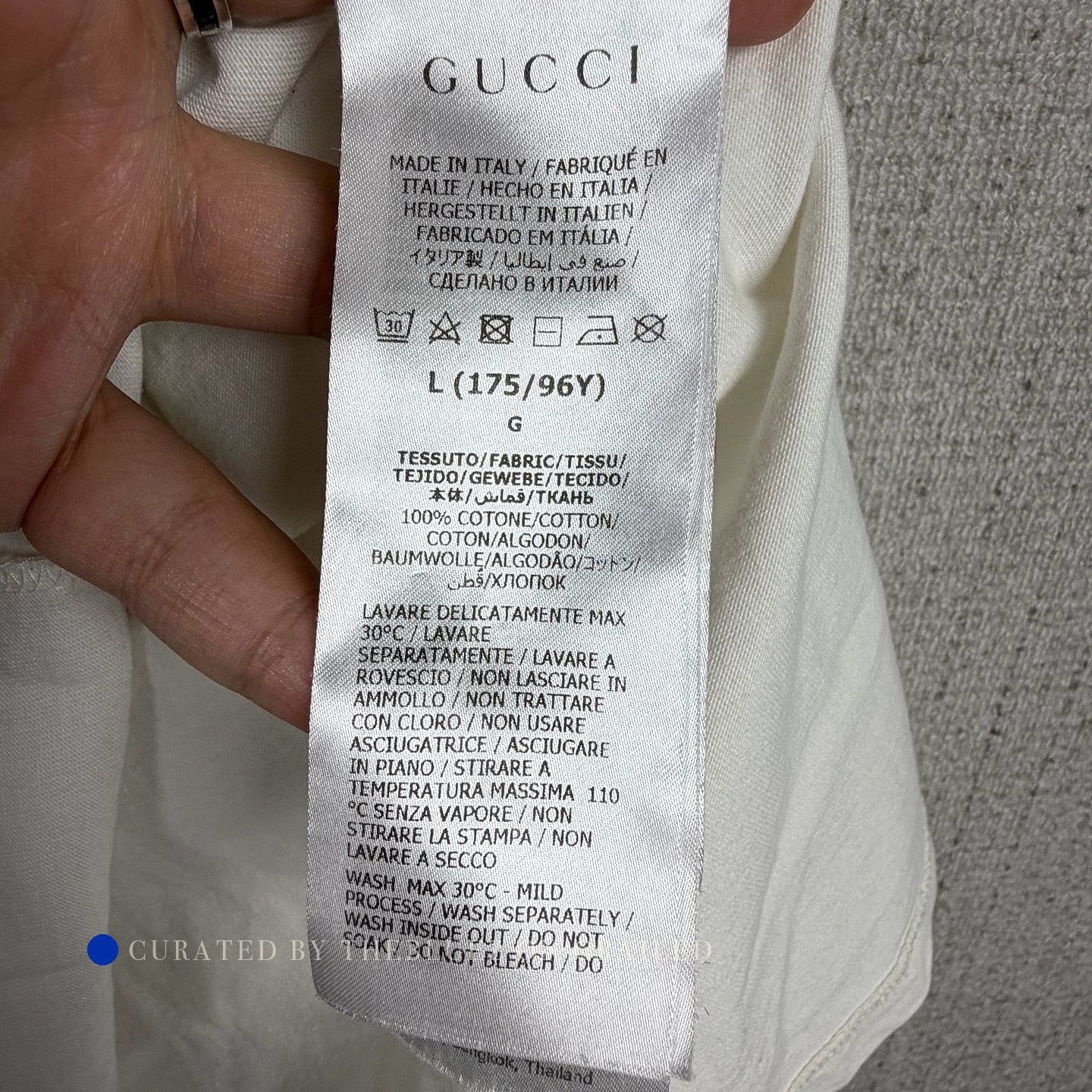 Gucci Cartoon Graphic T-Shirt in White Size US L / EU 52-54 / 3 - 4 Thumbnail