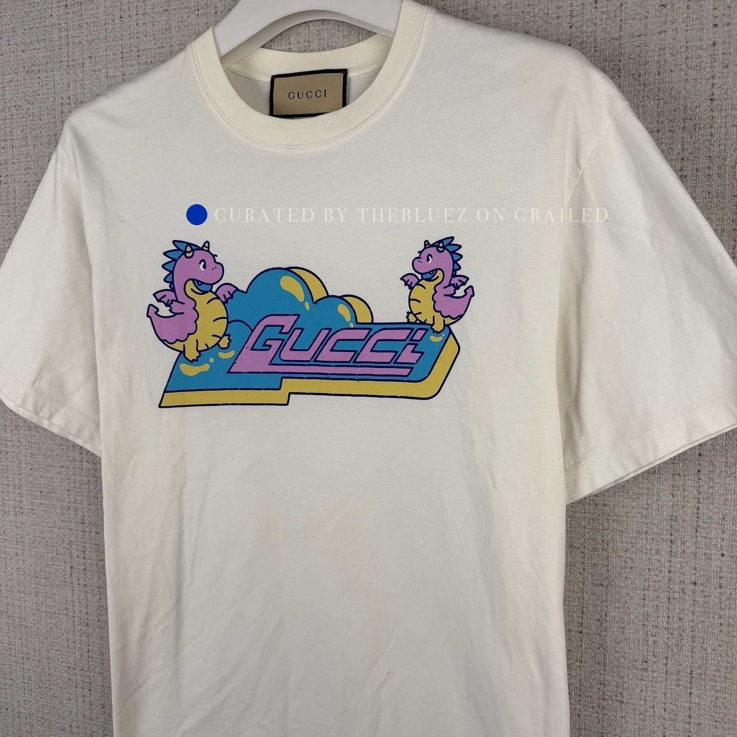 Gucci Cartoon Graphic T-Shirt in White Size US L / EU 52-54 / 3 - 5 Thumbnail