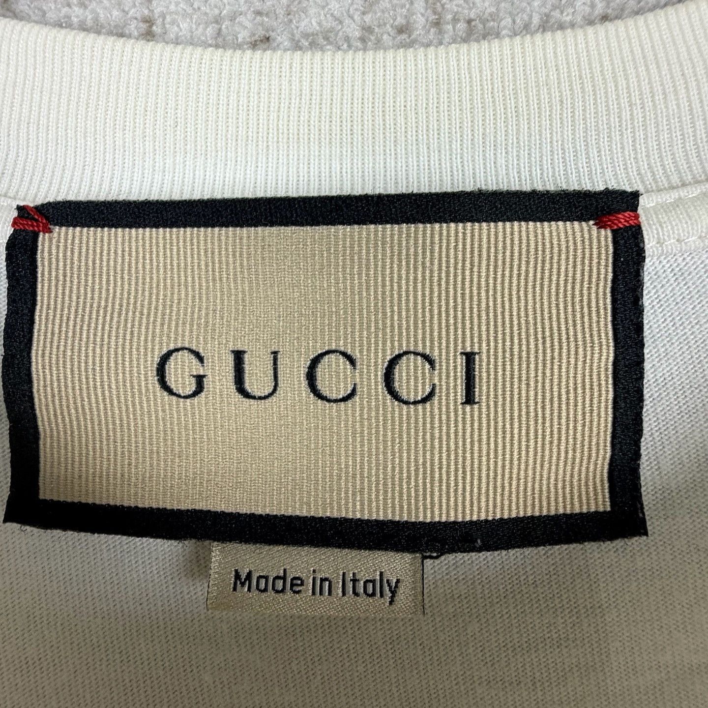 Gucci Cartoon Graphic T-Shirt in White Size US L / EU 52-54 / 3 - 3 Thumbnail