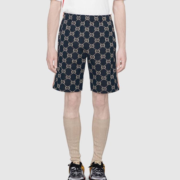 Gucci Monogram Side Stripe Jacquard Shorts Size US 32 / EU 48 - 6 Thumbnail