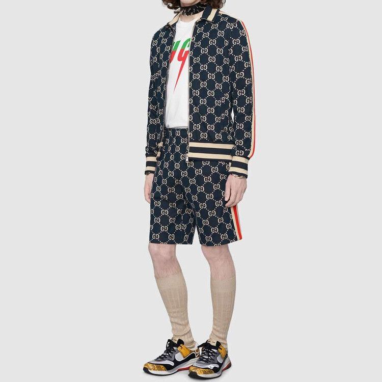 Gucci Monogram Side Stripe Jacquard Shorts Size US 32 / EU 48 - 7 Thumbnail