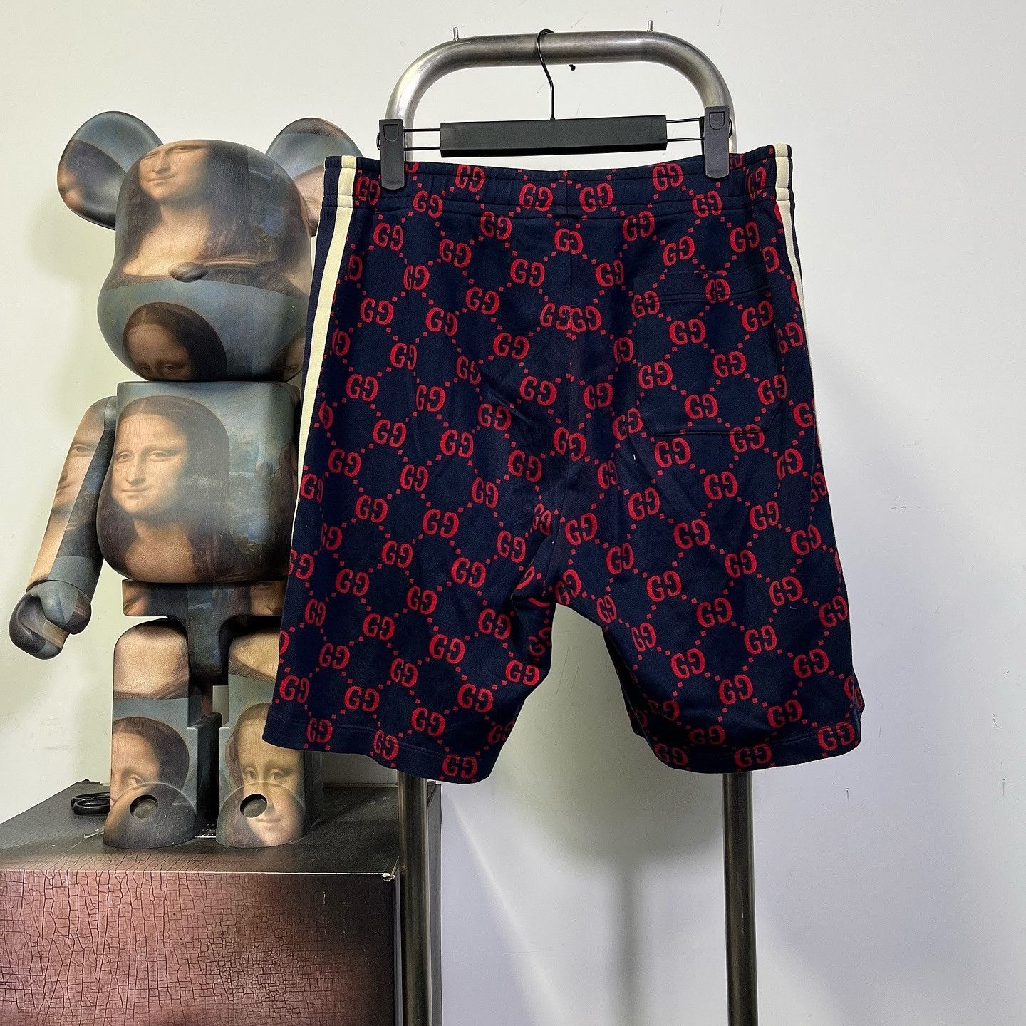 Gucci Monogram Side Stripe Jacquard Shorts Size US 32 / EU 48 - 2 Thumbnail