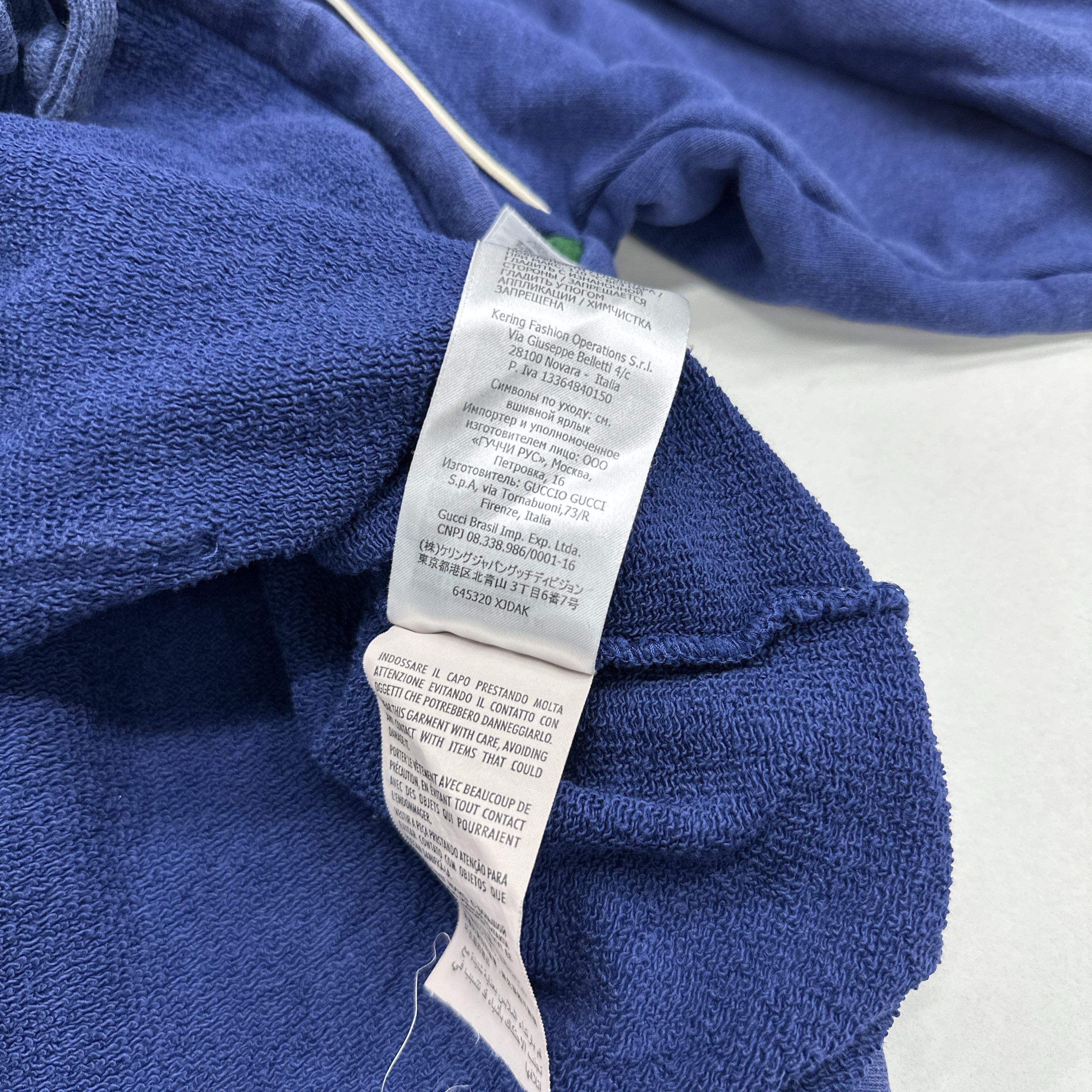 Gucci Web Stripe Zip-Up Hoodie in Blue Size US S / EU 44-46 / 1 - 5 Thumbnail