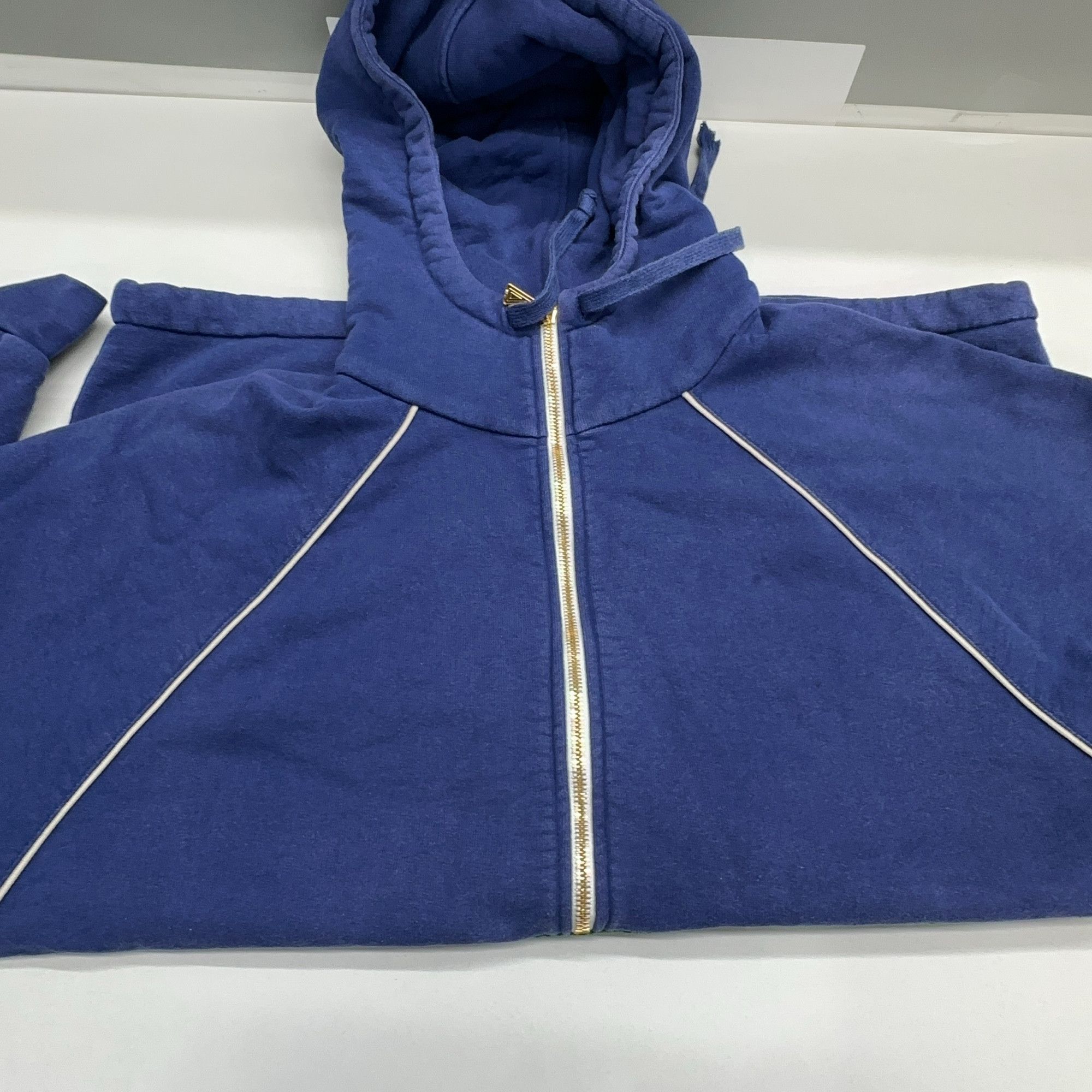 Gucci Web Stripe Zip-Up Hoodie in Blue Size US S / EU 44-46 / 1 - 8 Thumbnail