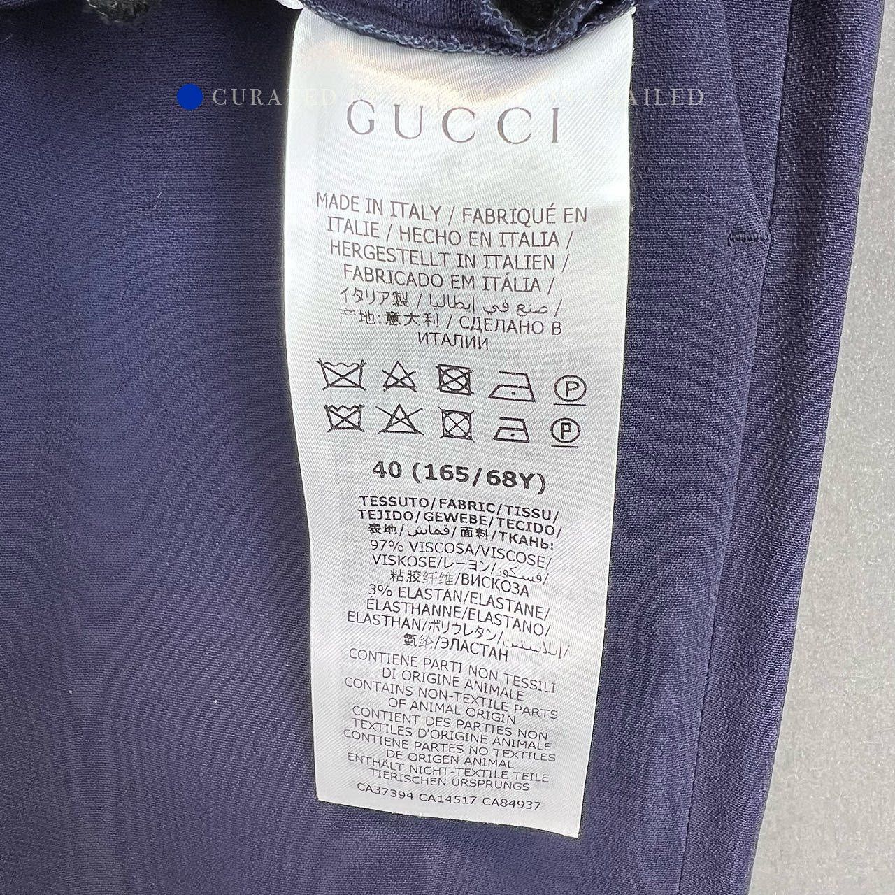 Gucci Stylish Blue Viscose Blend Shorts Size US 40 / EU 56 - 4 Thumbnail