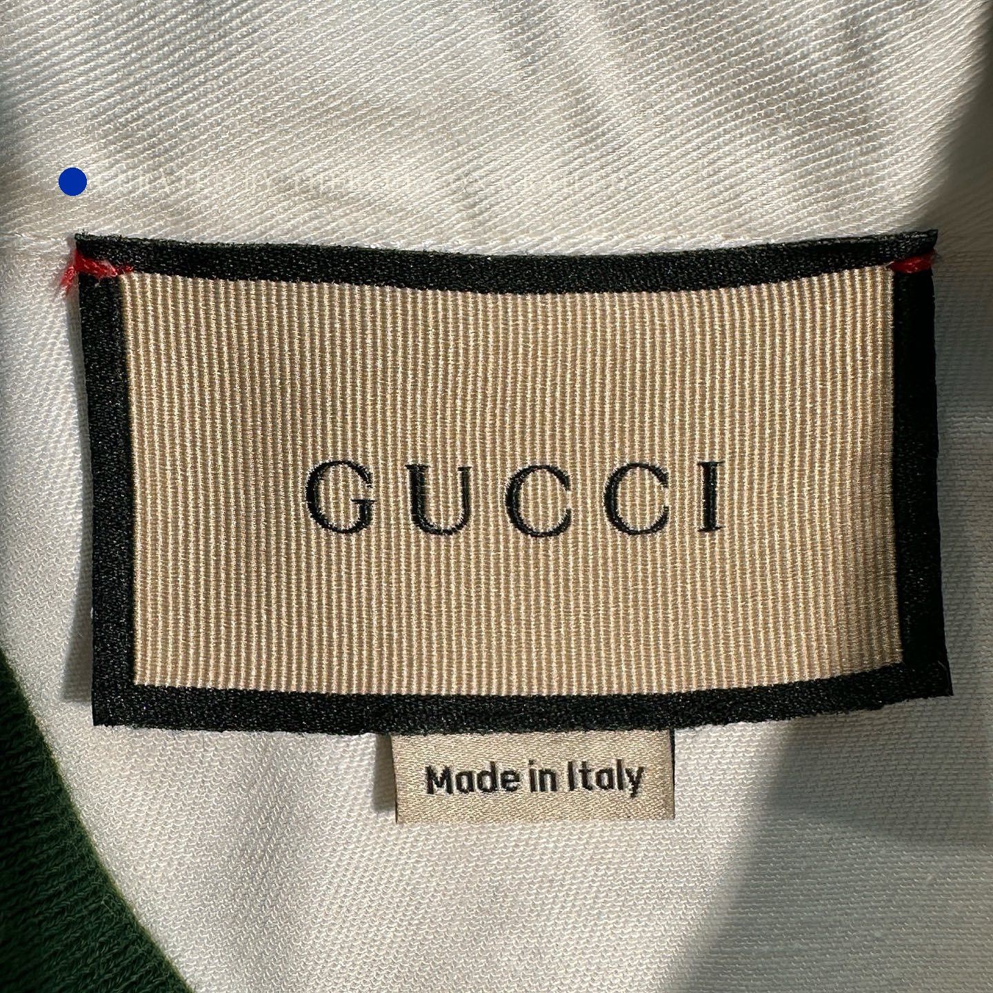 Gucci Classic White Web Collar Button-Up Shirt Size US M / EU 48-50 / 2 - 3 Thumbnail