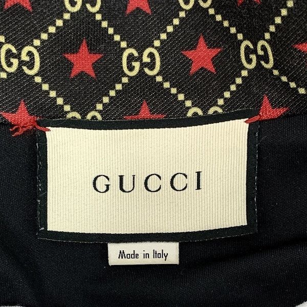 Gucci Black Zip Up Jacket with Star Print Size US M / EU 48-50 / 2 - 3 Thumbnail