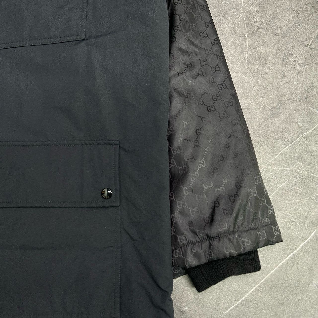 Gucci Monogram Hooded Parka in Black Size US M / EU 48-50 / 2 - 3 Thumbnail