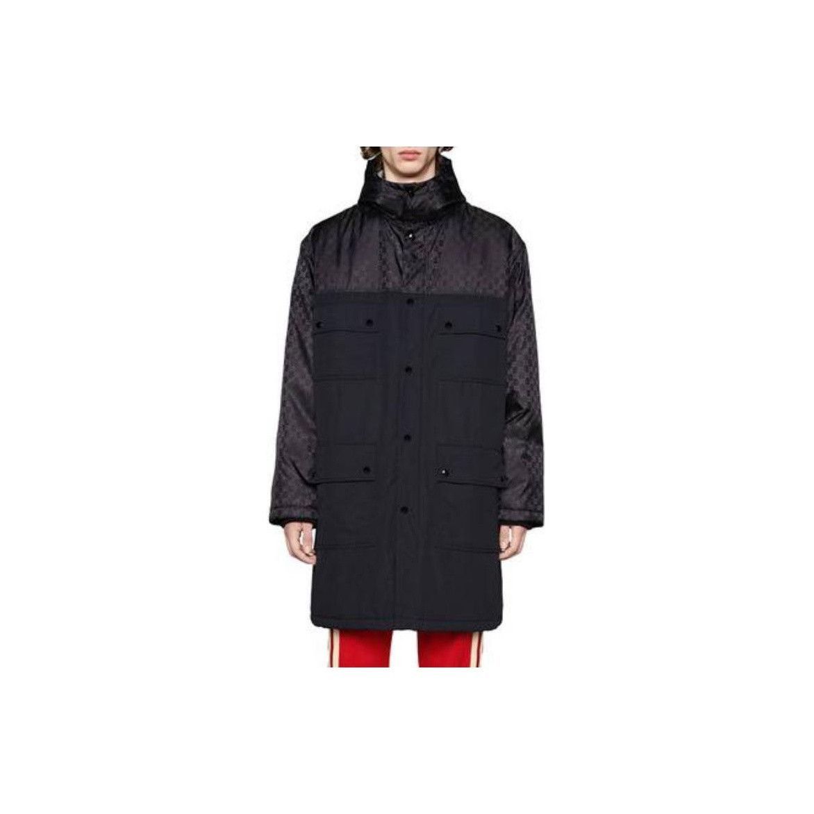 Gucci Monogram Hooded Parka in Black Size US M / EU 48-50 / 2 - 9 Thumbnail