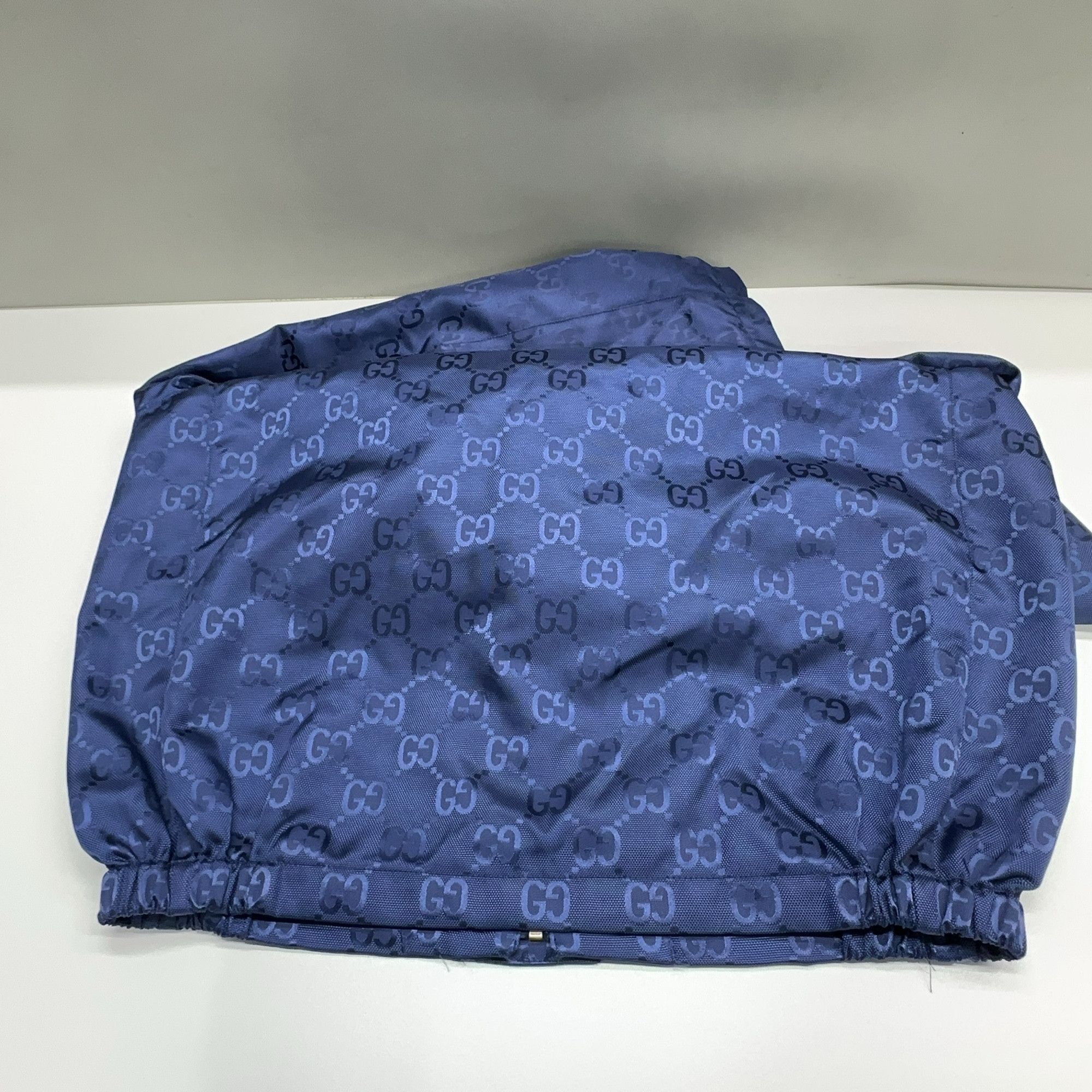 Gucci Stylish Hooded Monogram Jacket in Blue Size US S / EU 44-46 / 1 - 15 Thumbnail