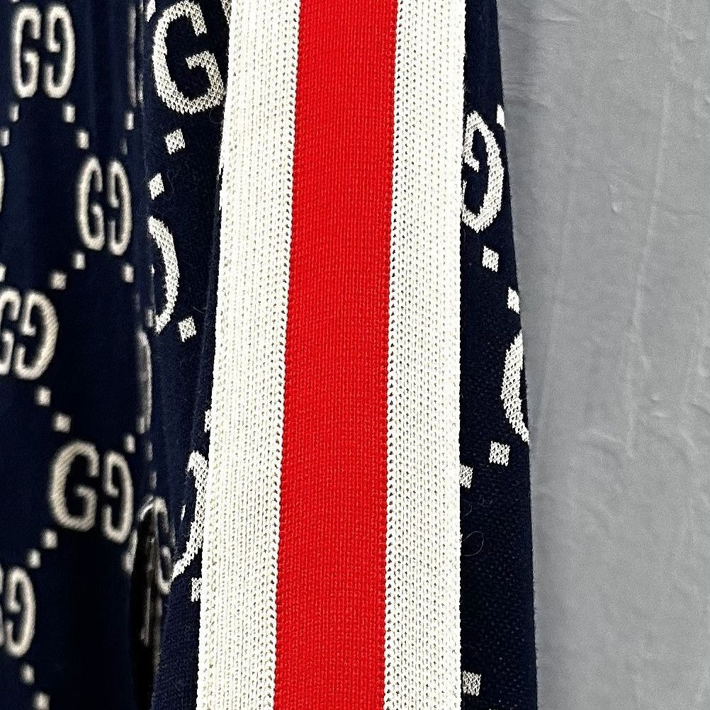 Gucci Stylish Monogram Track Jacket in Blue Size US XS / EU 42 / 0 - 6 Thumbnail