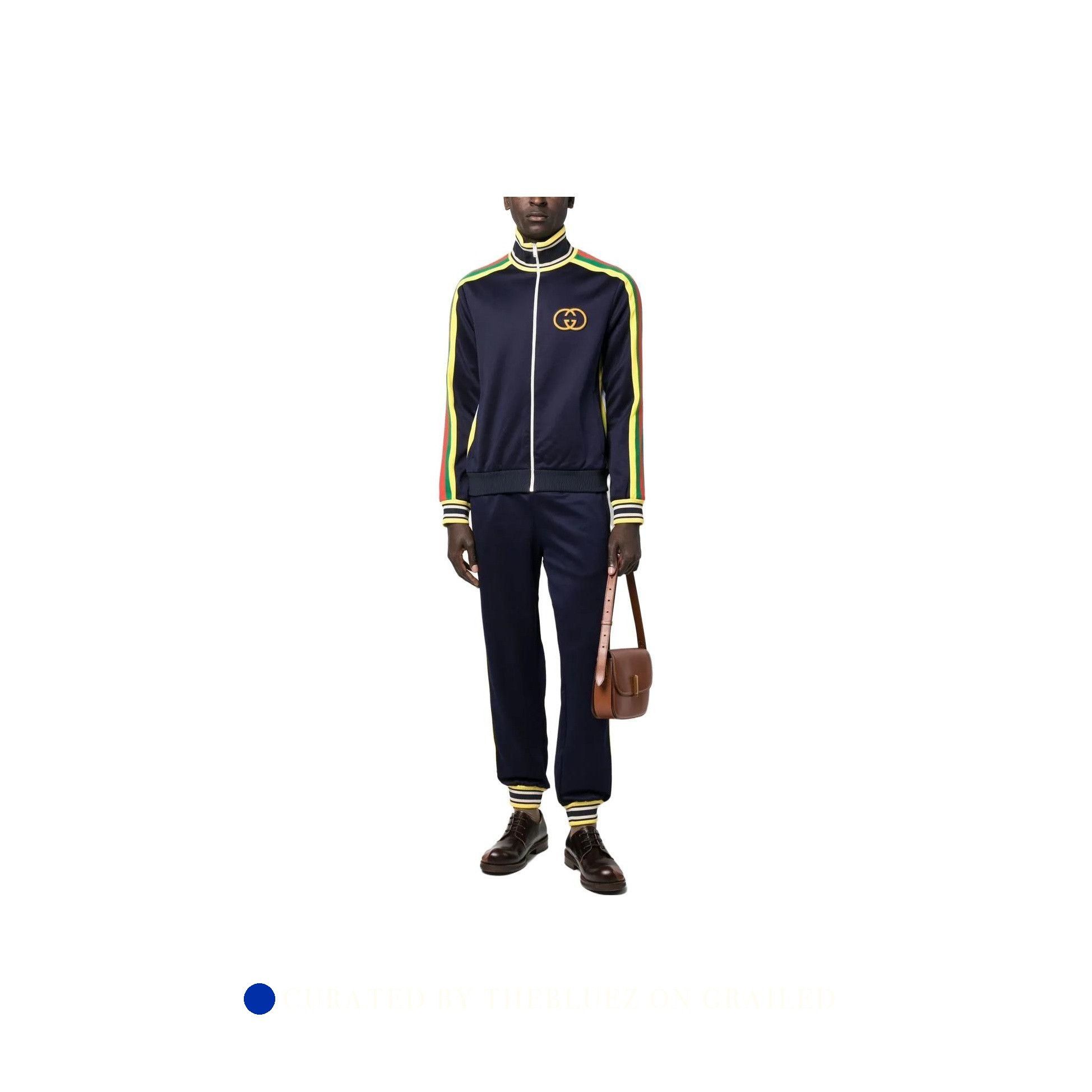 Gucci Interlocking G Track Jacket in Blue Size US M / EU 48-50 / 2 - 8 Thumbnail