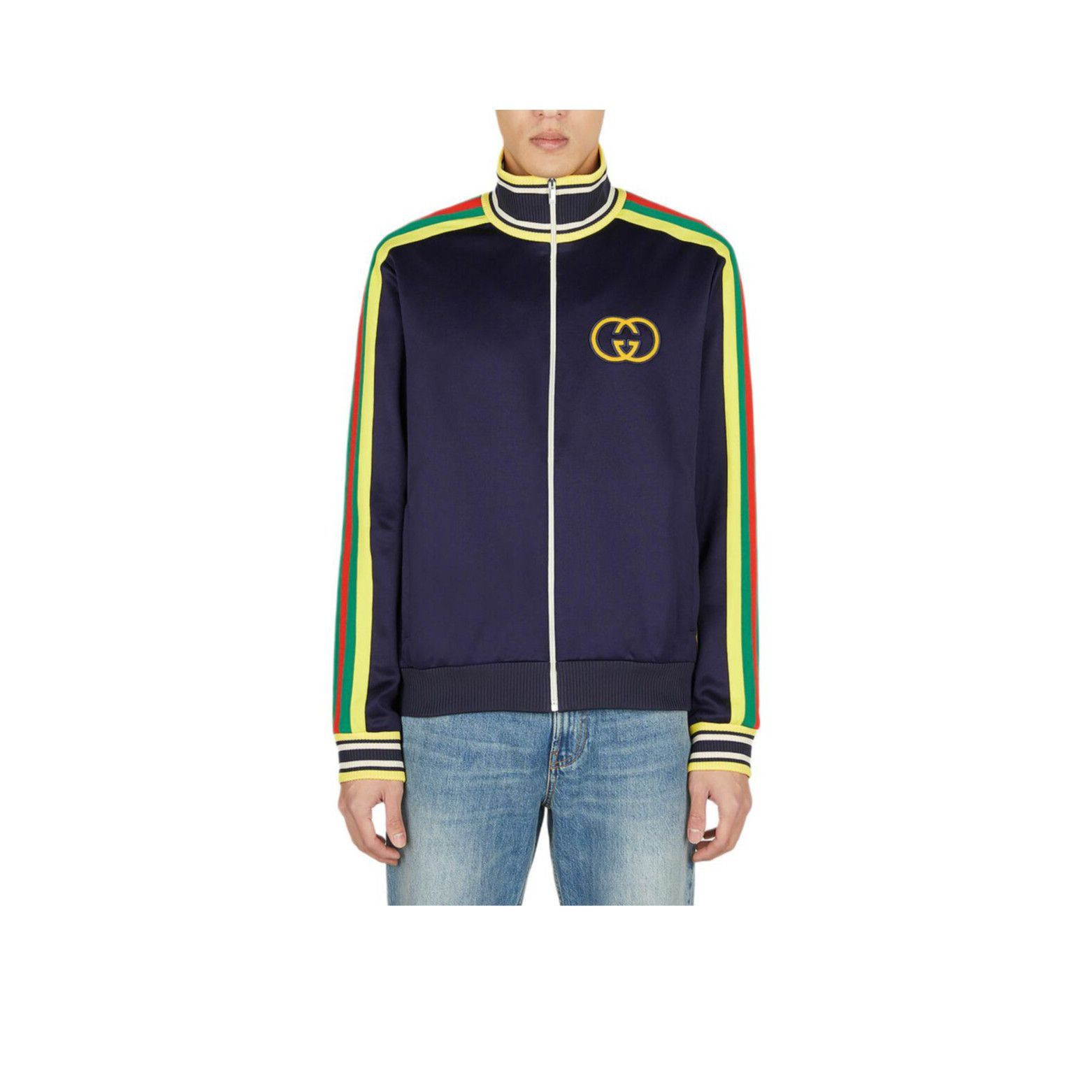 Gucci Interlocking G Track Jacket in Blue Size US M / EU 48-50 / 2 - 9 Thumbnail