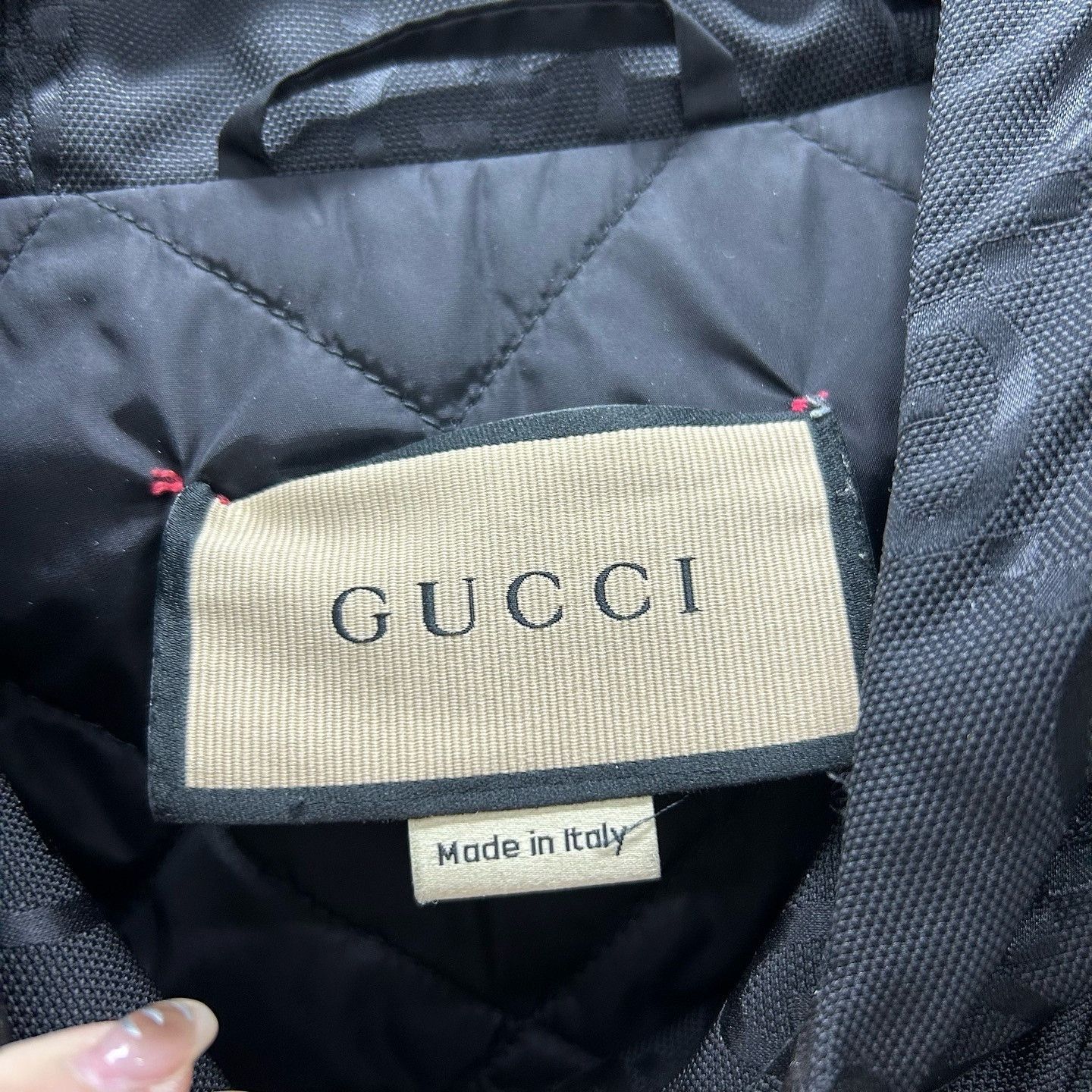 Gucci Monogram Hooded Jacket in Black Size US M / EU 48-50 / 2 - 3 Thumbnail