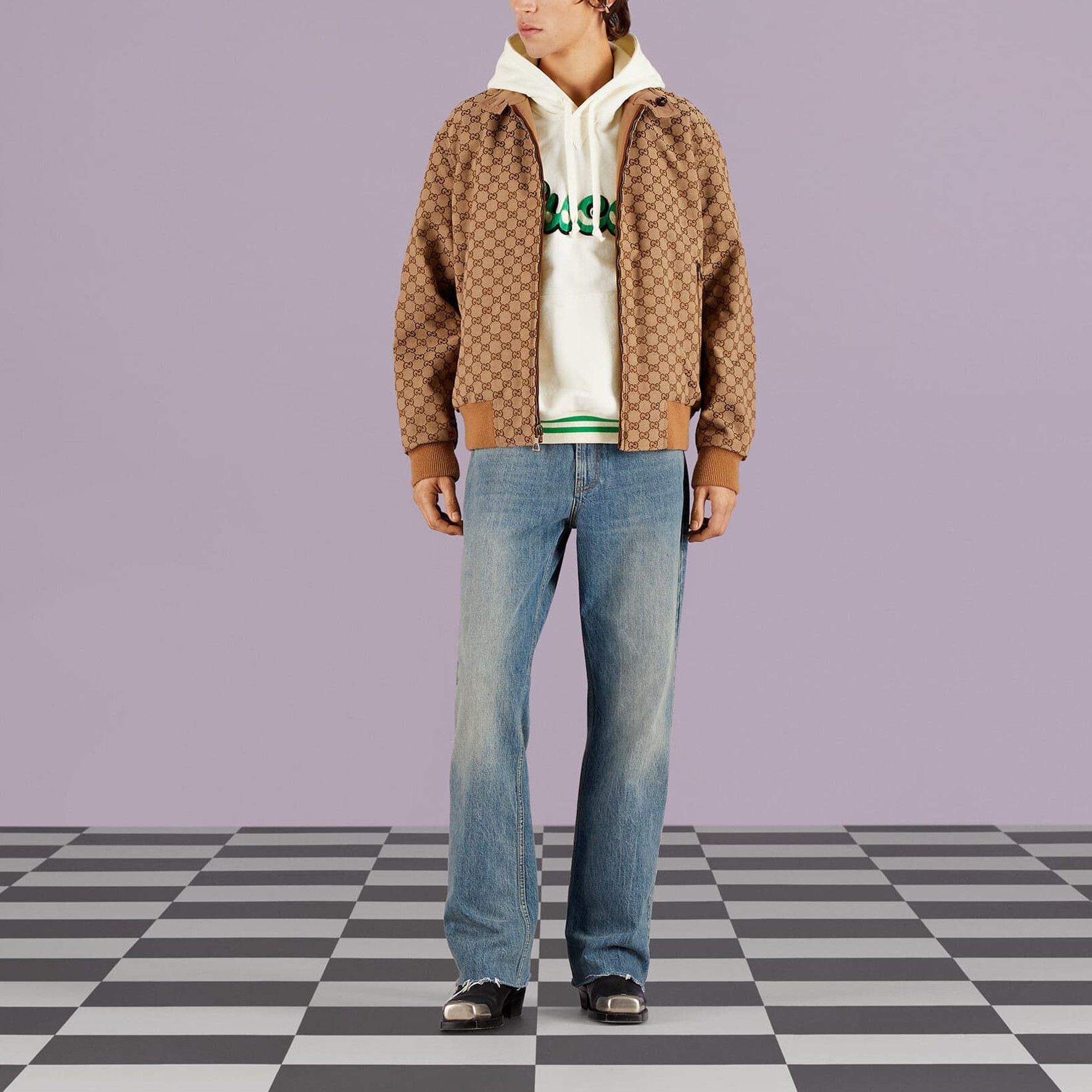 Gucci Reversible GG Logo Bomber Jacket Size US M / EU 48-50 / 2 - 8 Thumbnail