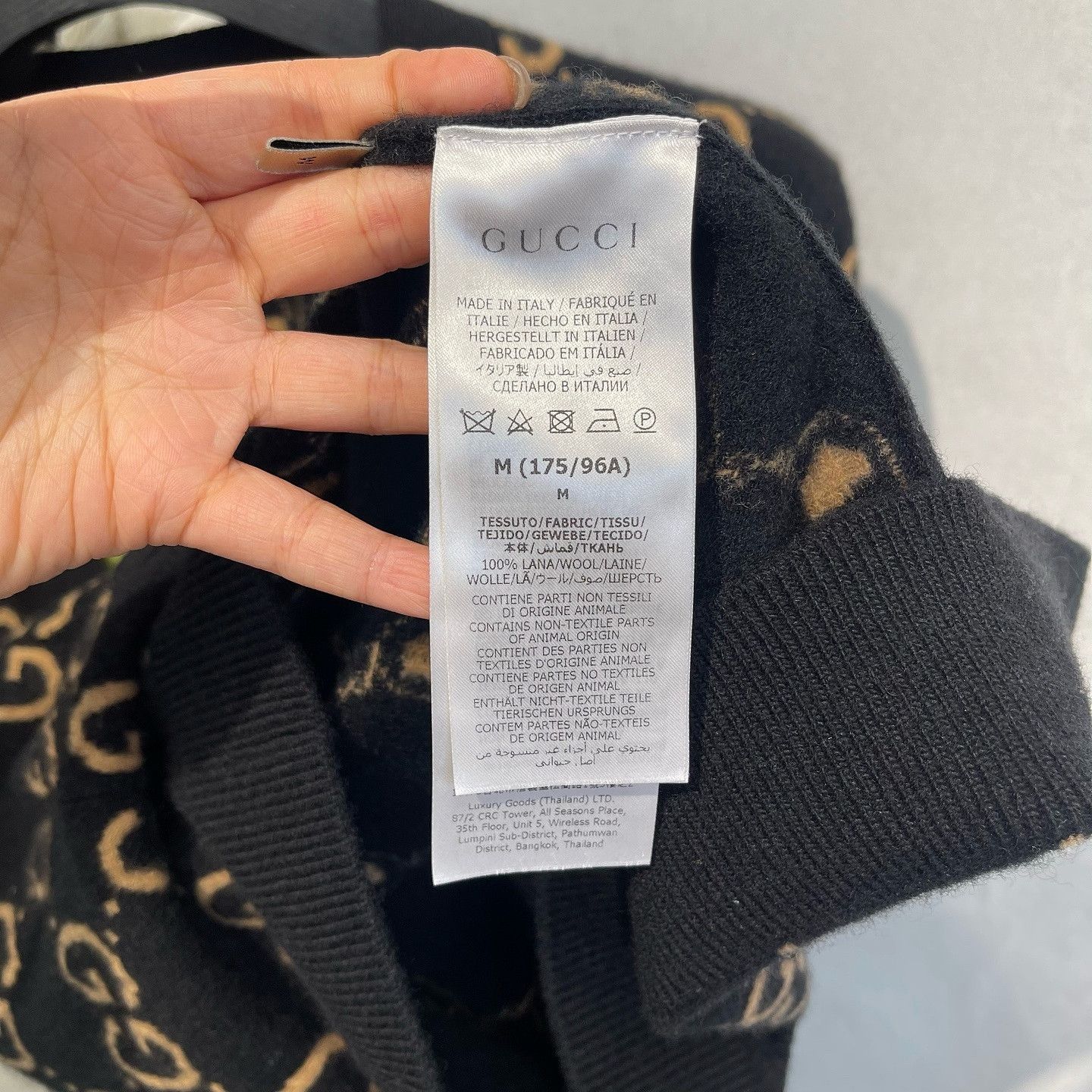 Gucci Black GG Logo Knit Cardigan Size US M / EU 48-50 / 2 - 4 Thumbnail