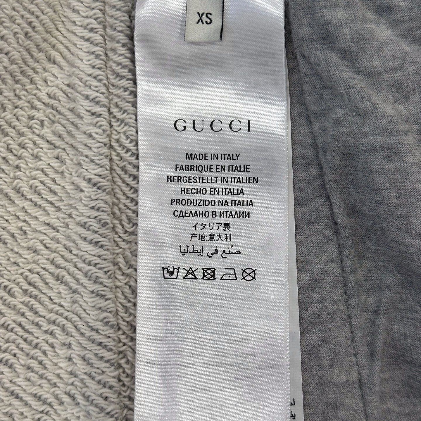 Gucci Gray Tiger Embroidery Sweatpants, Size 28 Size US 28 / EU 44 - 4 Thumbnail