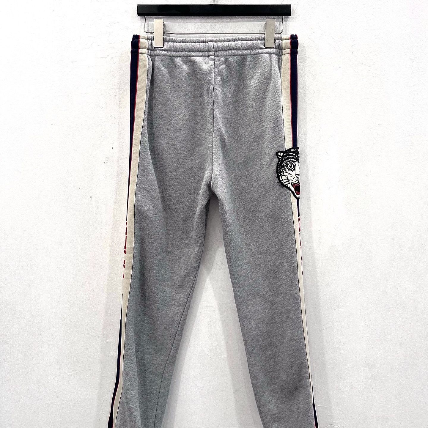 Gucci Gray Tiger Embroidery Sweatpants, Size 28 Size US 28 / EU 44 - 2 Thumbnail