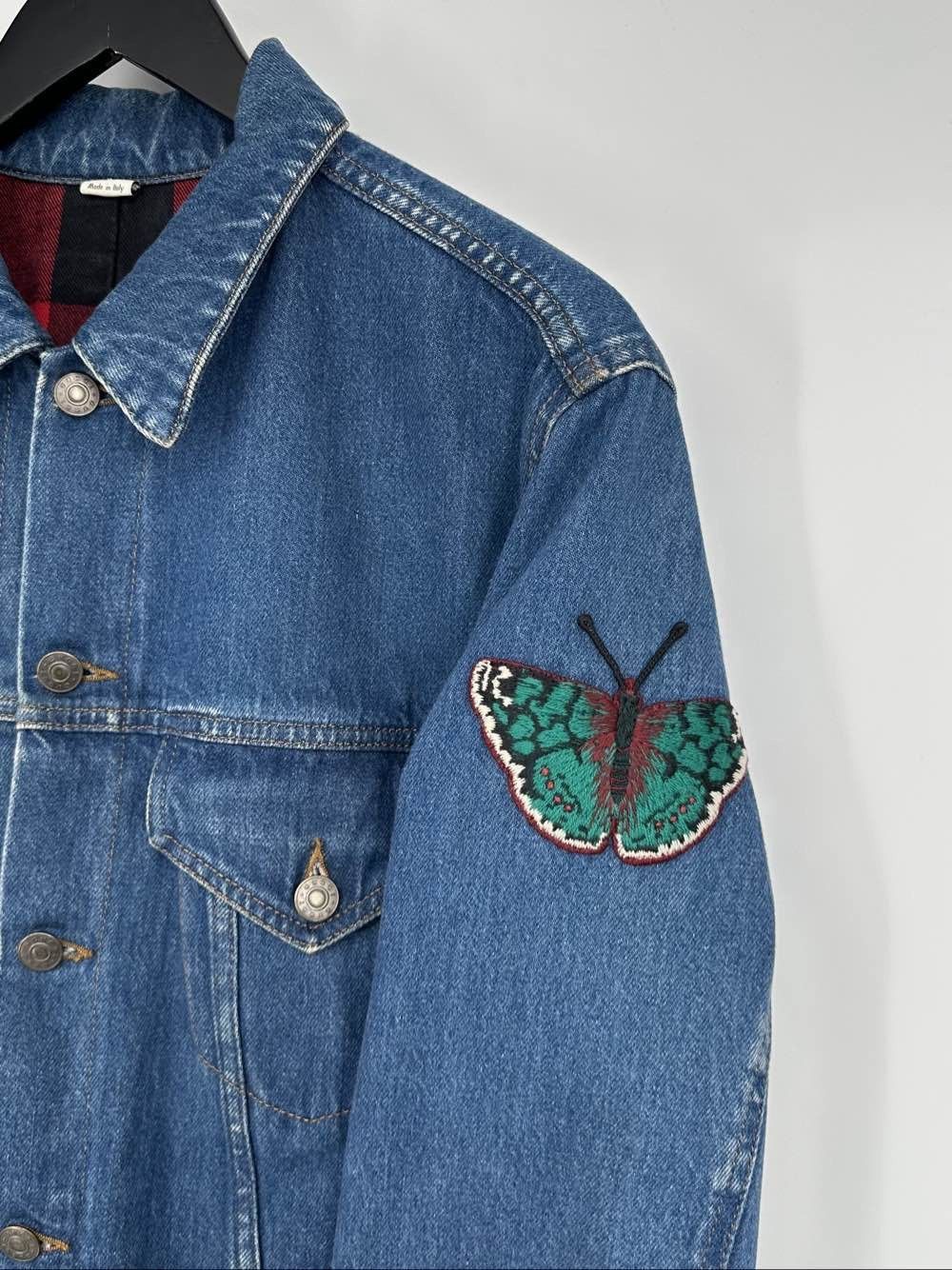Gucci Blue Tiger Embroidery Denim Jacket Size US M / EU 48-50 / 2 - 5 Thumbnail