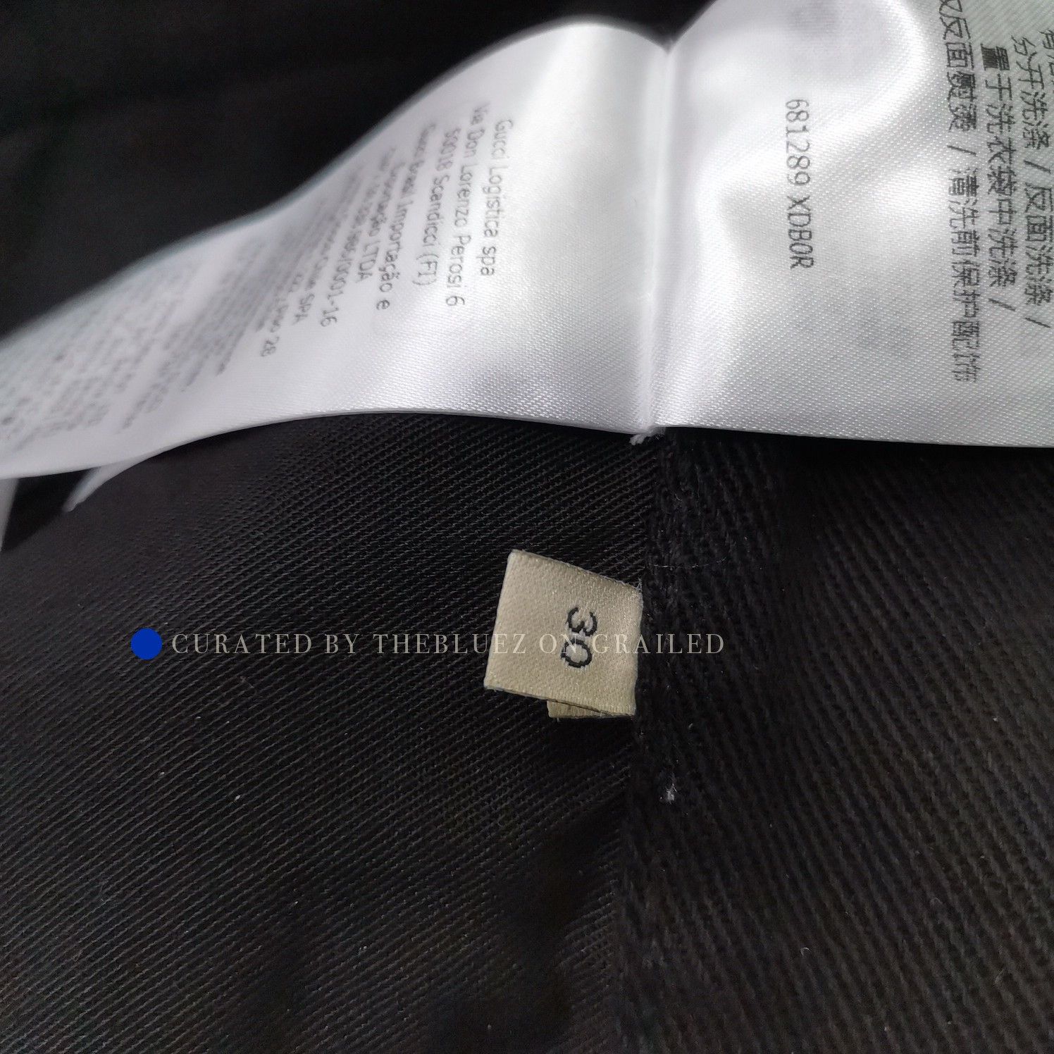 Gucci Stylish Black Denim Jeans Size US 30 / EU 46 - 4 Thumbnail