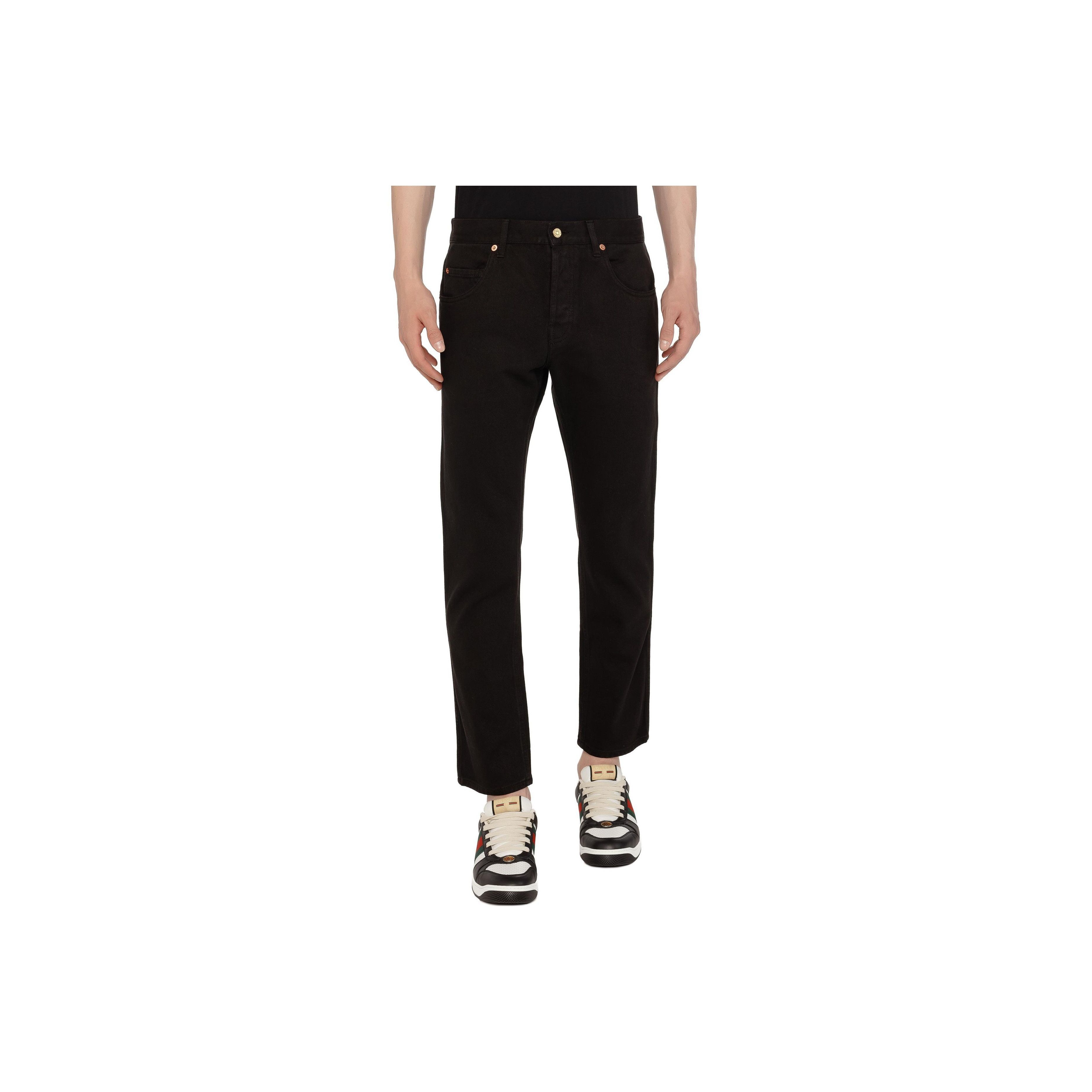 Gucci Stylish Black Denim Jeans Size US 30 / EU 46 - 6 Thumbnail
