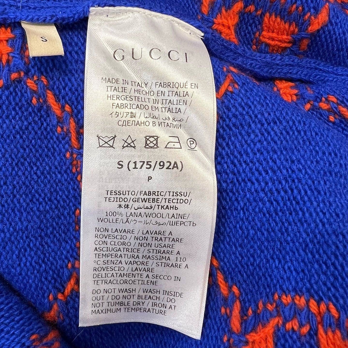 Gucci Cozy Wool Sweater with GG Logo in Blue Size US S / EU 44-46 / 1 - 4 Thumbnail