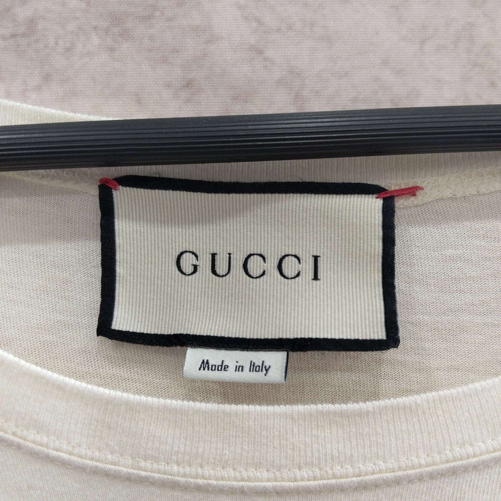 Gucci Vintage-Inspired Logo Graphic Tee Size US L / EU 52-54 / 3 - 3 Thumbnail