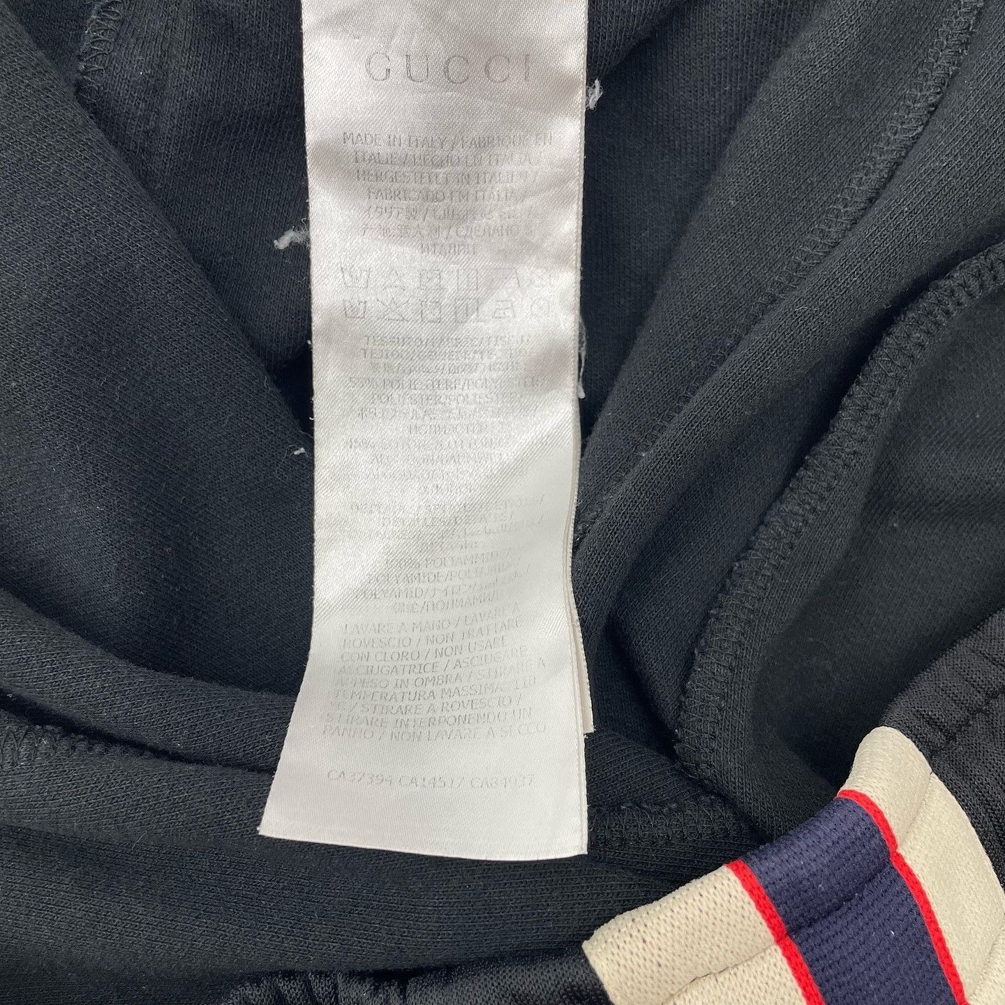 Gucci Black Logo Side Tape Shorts Size US 32 / EU 48 - 8 Thumbnail