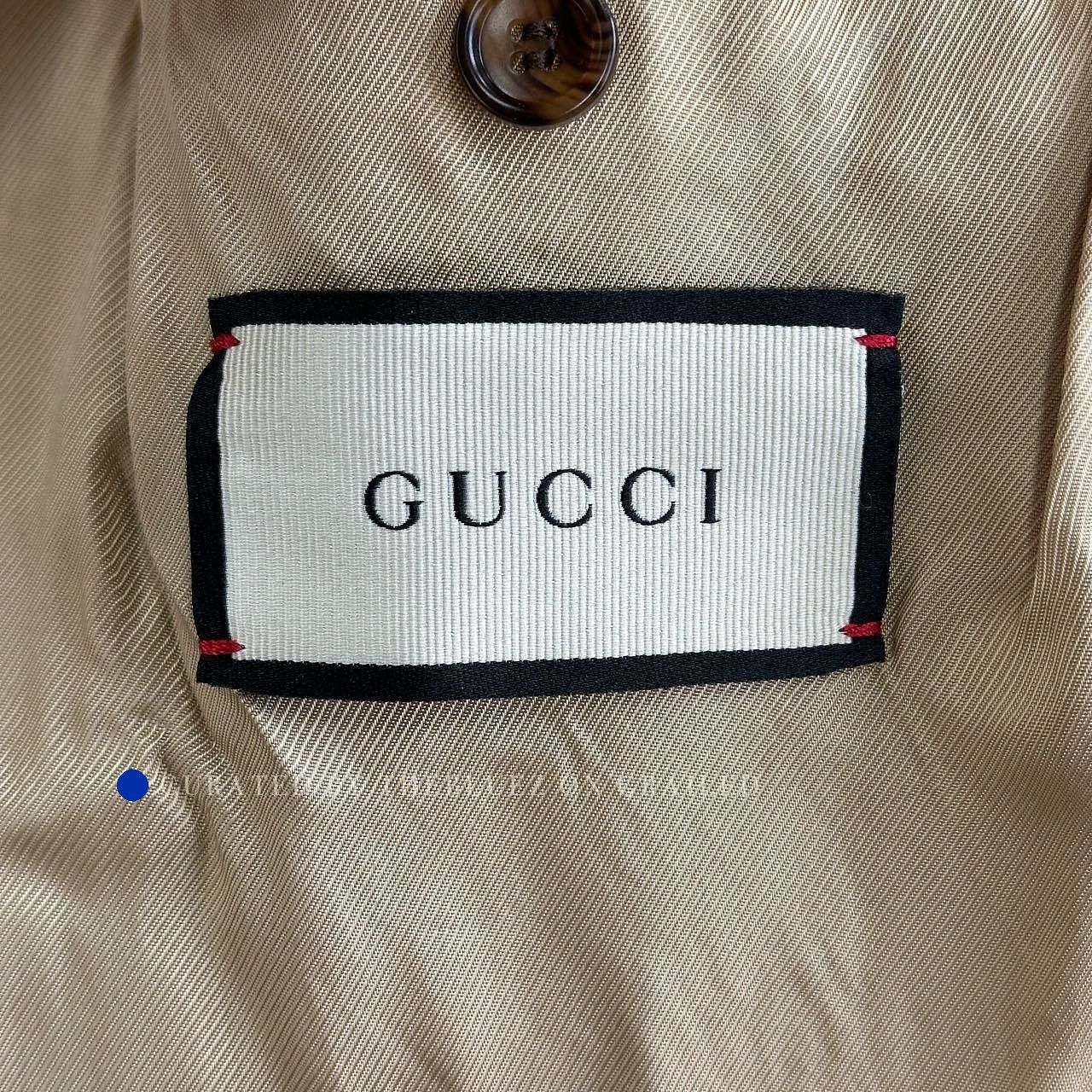 Gucci Blue Denim Jacket with Web Trim Size US S / EU 44-46 / 1 - 3 Thumbnail