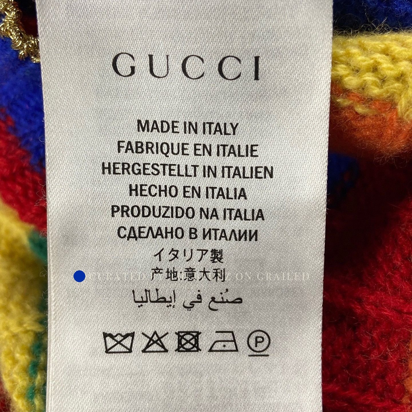 Gucci Rainbow Stripe Bear Knit Sweater Size US XS / EU 42 / 0 - 4 Thumbnail