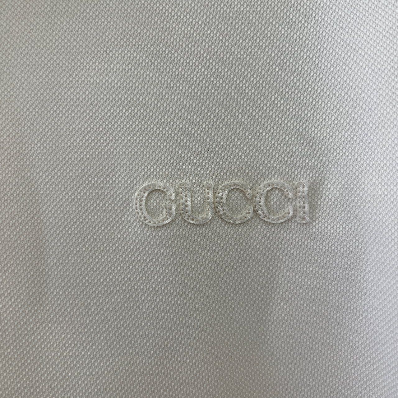 Gucci Classic Embroidered Polo Shirt in White Size US M / EU 48-50 / 2 - 5 Thumbnail