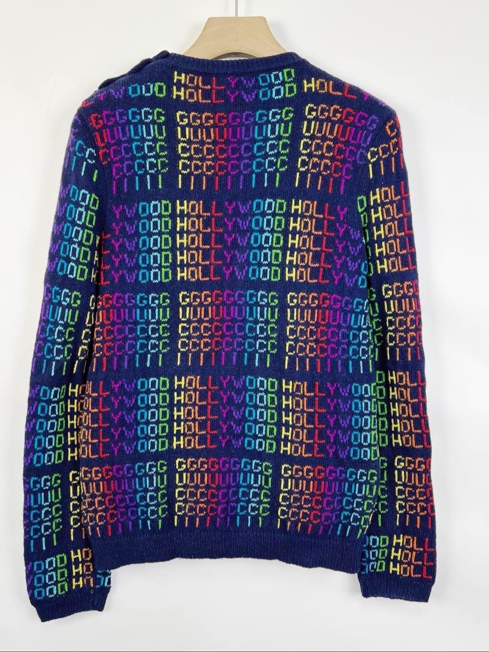 Gucci Hollywood Logo Sweater in Blue Size US S / EU 44-46 / 1 - 2 Thumbnail