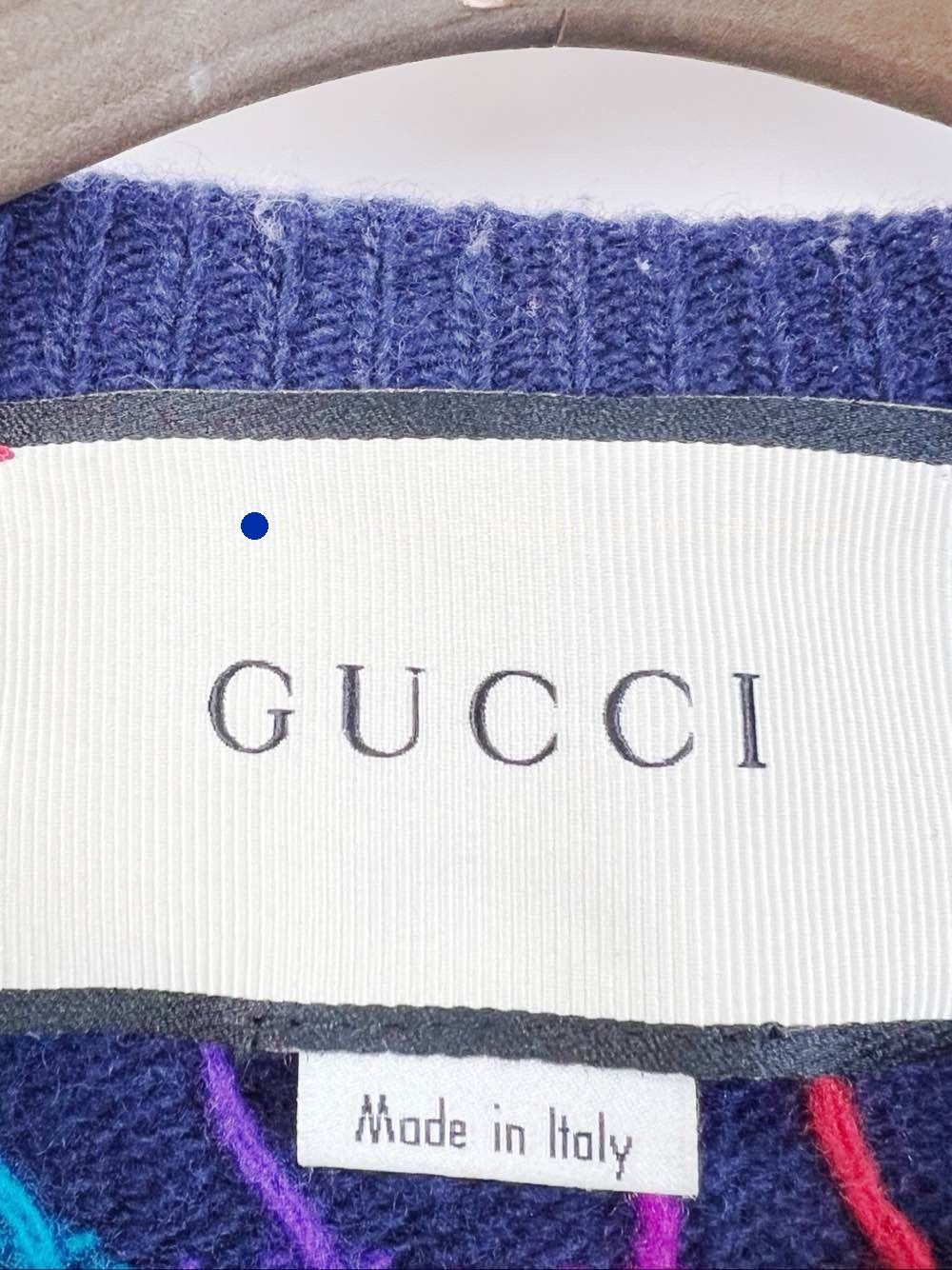 Gucci Hollywood Logo Sweater in Blue Size US S / EU 44-46 / 1 - 3 Thumbnail
