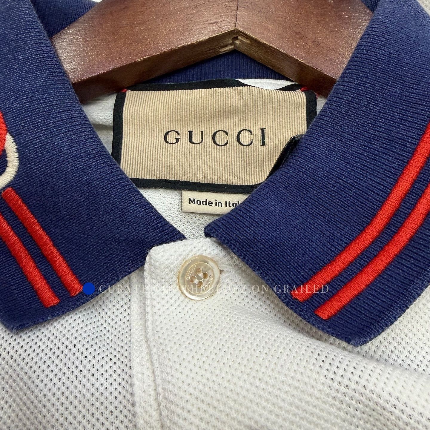 Gucci Classic Logo Polo in Crisp White Size US L / EU 52-54 / 3 - 3 Thumbnail