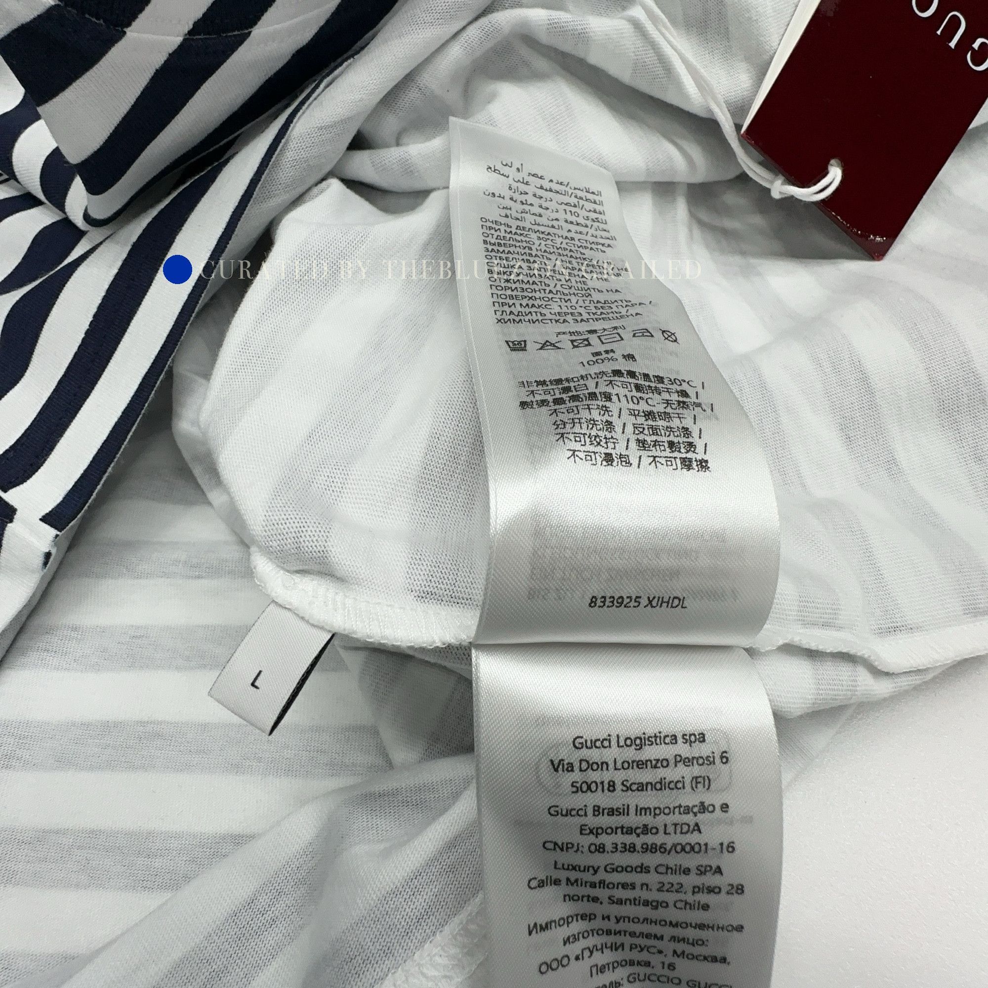Gucci Striped Logo T-Shirt in Multi Size US L / EU 52-54 / 3 - 3 Thumbnail