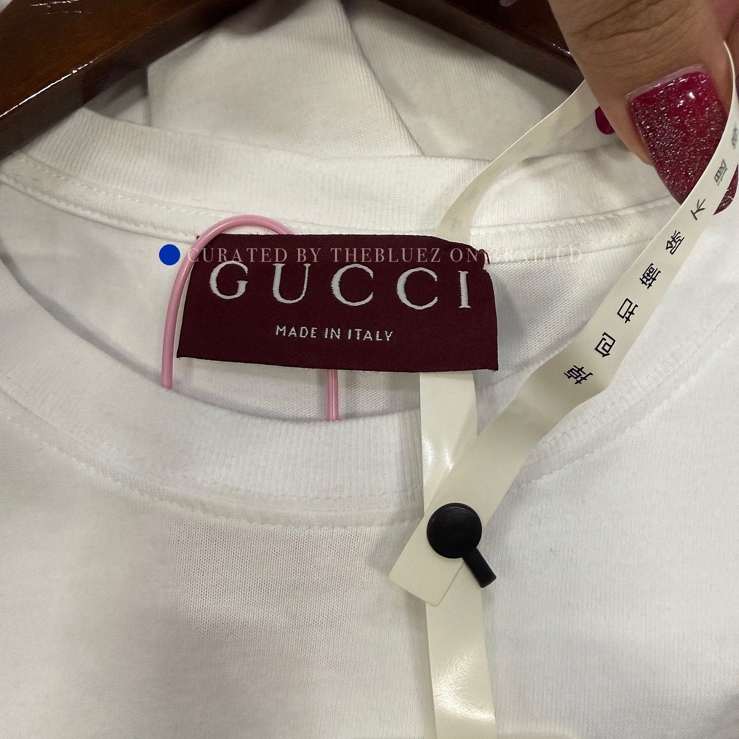 Gucci Anchor Print Short Sleeve Tee in White Size US M / EU 48-50 / 2 - 3 Thumbnail