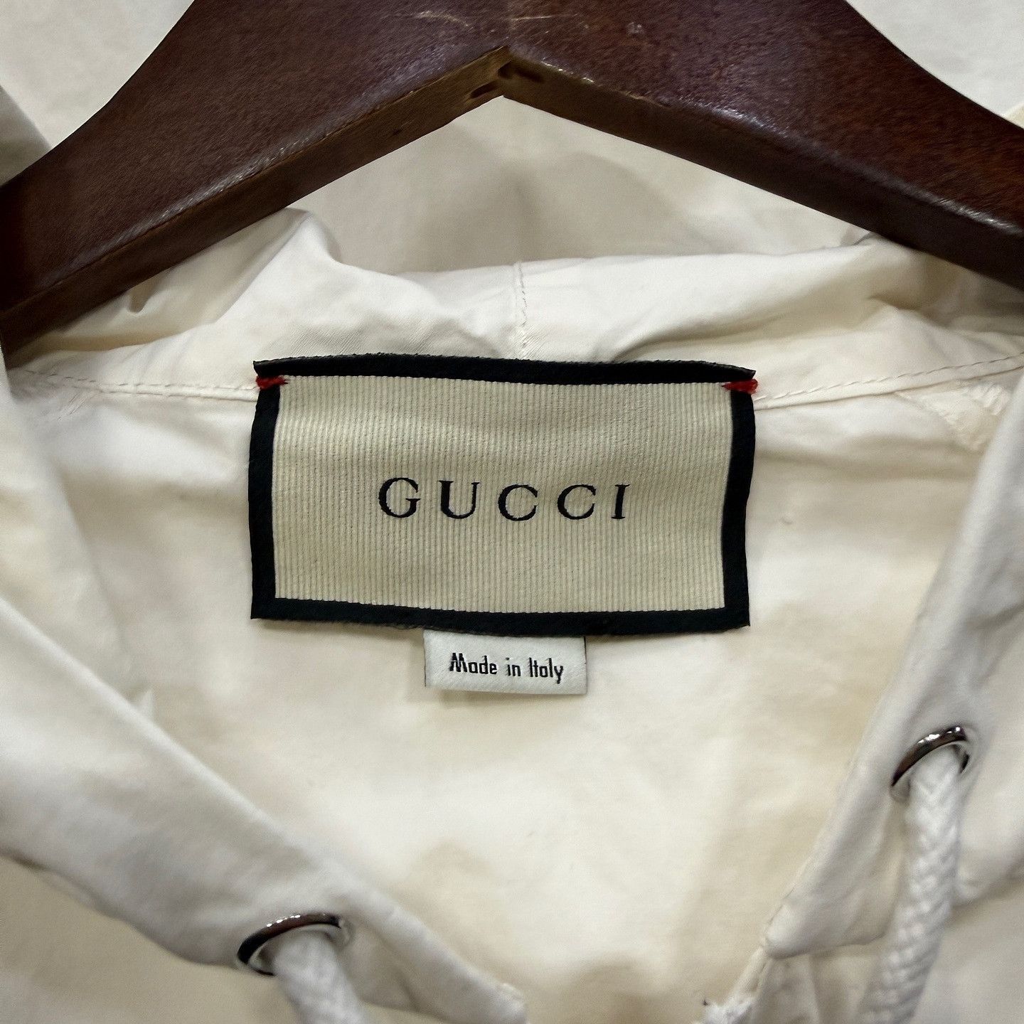 Gucci Web Stripe Half Zip Windbreaker in White Size US M / EU 48-50 / 2 - 3 Thumbnail