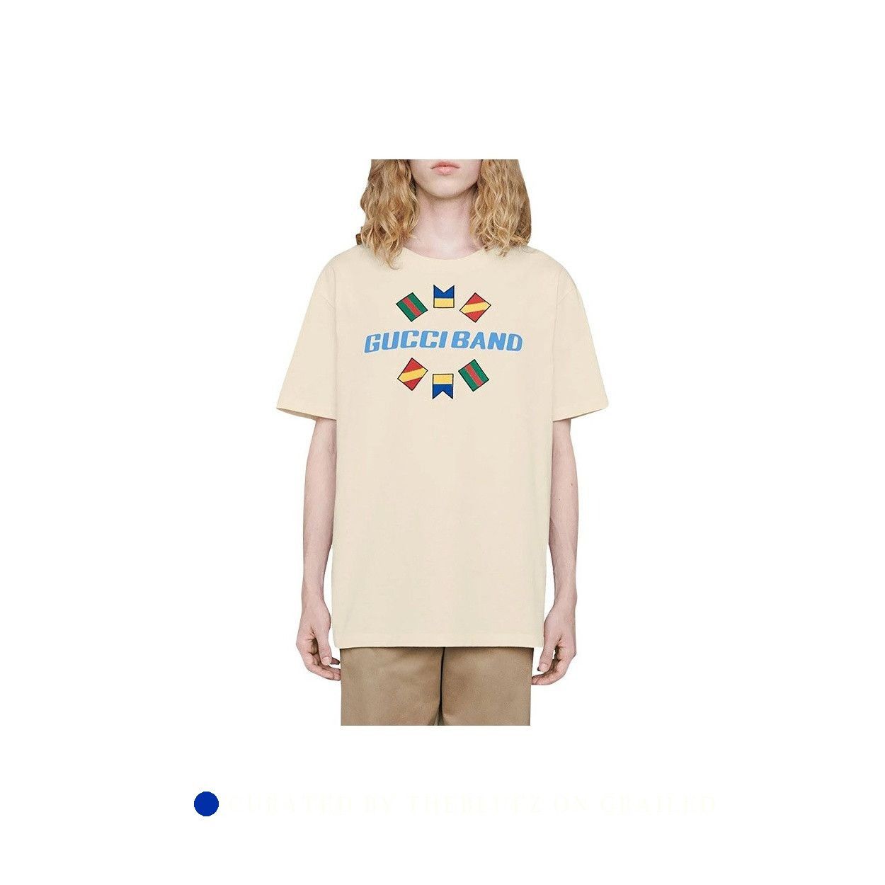 Gucci Graphic Band Logo T-Shirt in White Size US XS / EU 42 / 0 - 11 Thumbnail