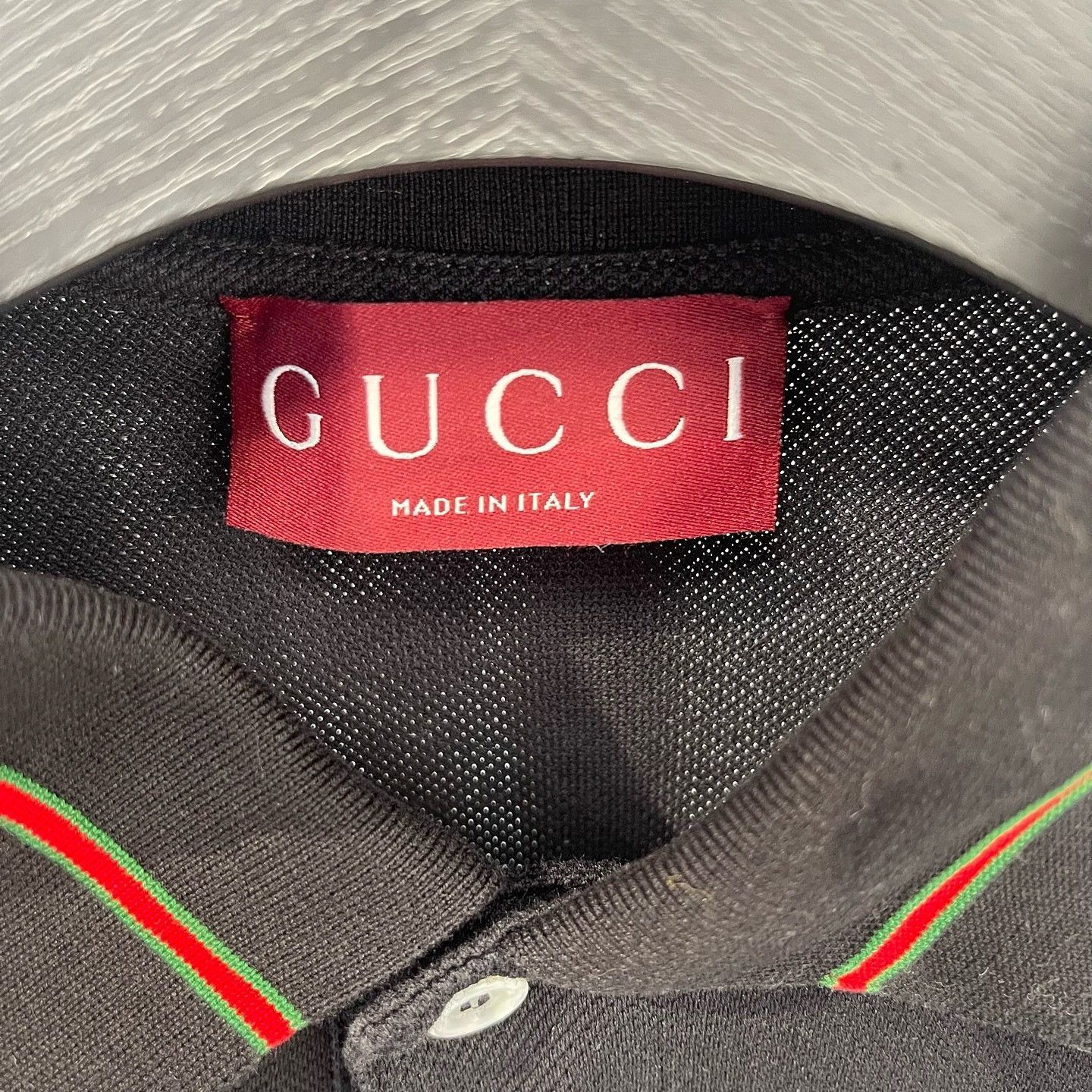 Gucci Classic Black Polo with Embroidery Size US M / EU 48-50 / 2 - 3 Thumbnail