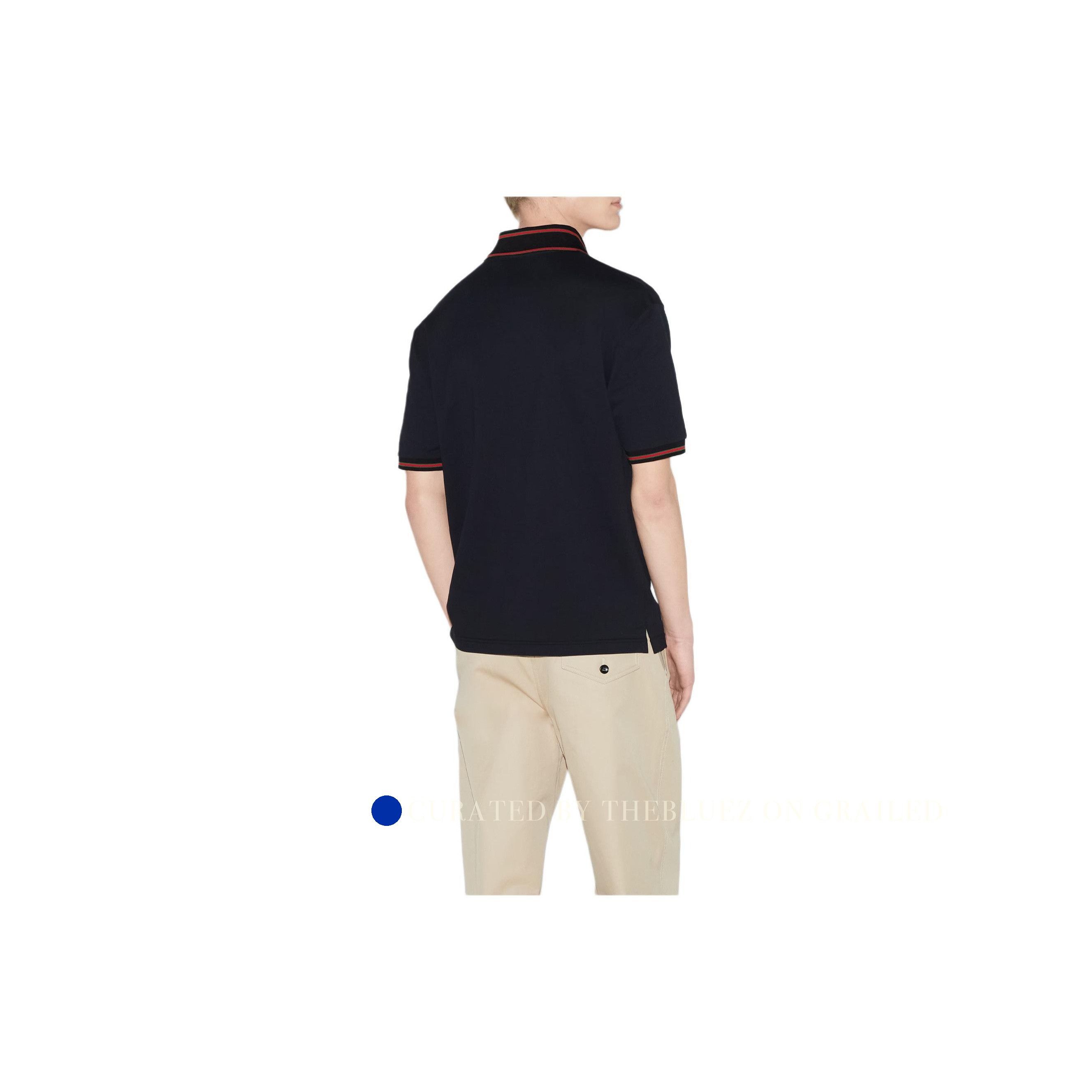 Gucci Classic Black Polo with Embroidery Size US M / EU 48-50 / 2 - 9 Thumbnail