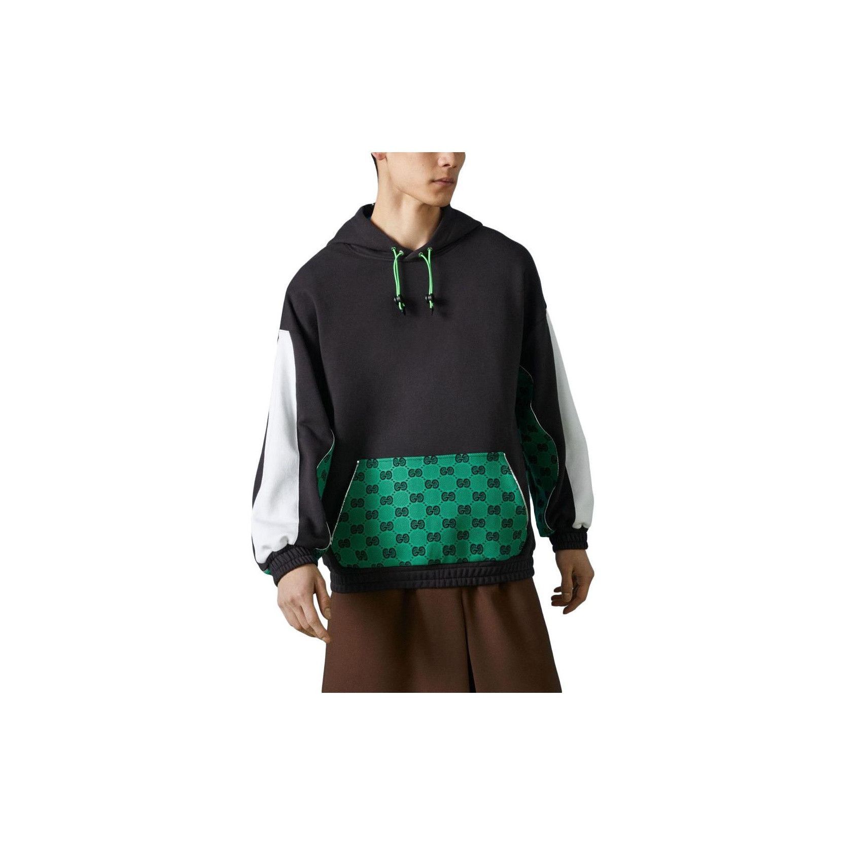 Gucci GG Logo Patch Hoodie in Black Size US S / EU 44-46 / 1 - 6 Thumbnail