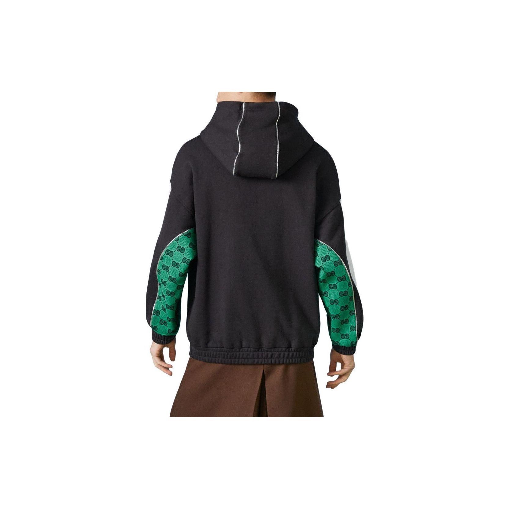 Gucci GG Logo Patch Hoodie in Black Size US S / EU 44-46 / 1 - 7 Thumbnail