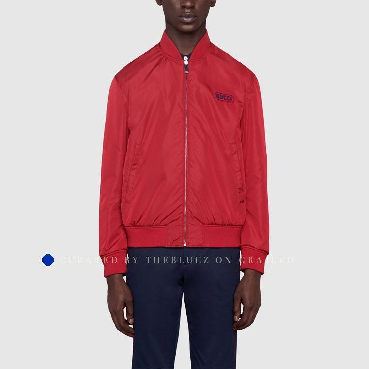 Gucci Stylish Reversible Bomber Jacket in Red Size US S / EU 44-46 / 1 - 9 Thumbnail