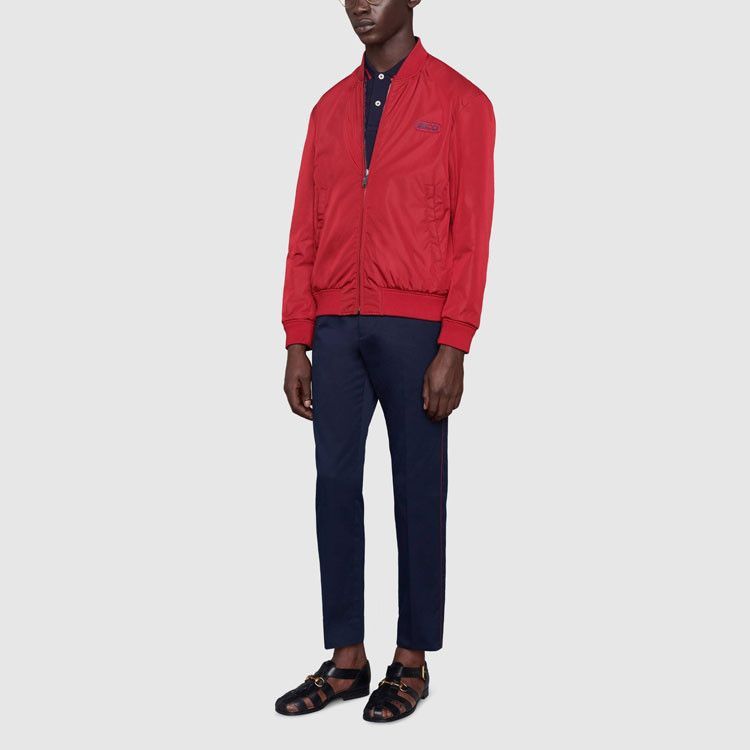 Gucci Stylish Reversible Bomber Jacket in Red Size US S / EU 44-46 / 1 - 8 Thumbnail