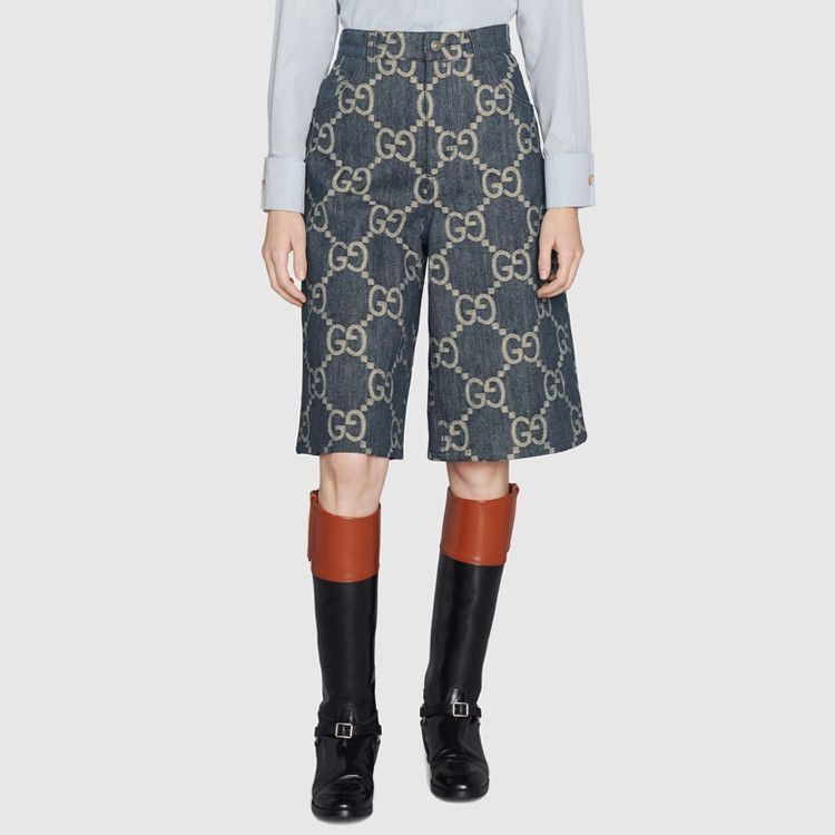 Gucci Stylish Denim Shorts in Blue Size US 30 / EU 46 - 10 Thumbnail