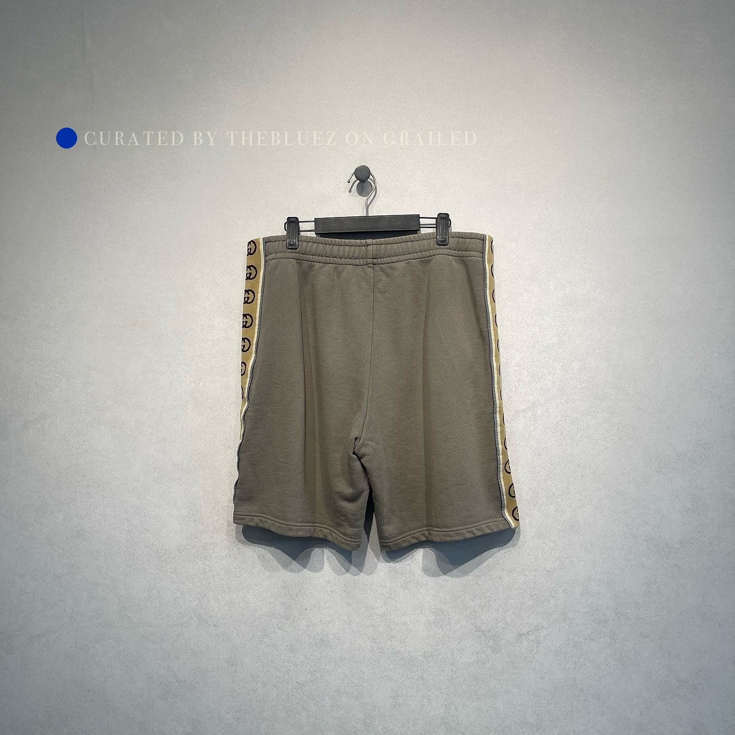 Gucci Logo Trim Sweatshorts in Brown Size US 38 / EU 54 - 2 Thumbnail
