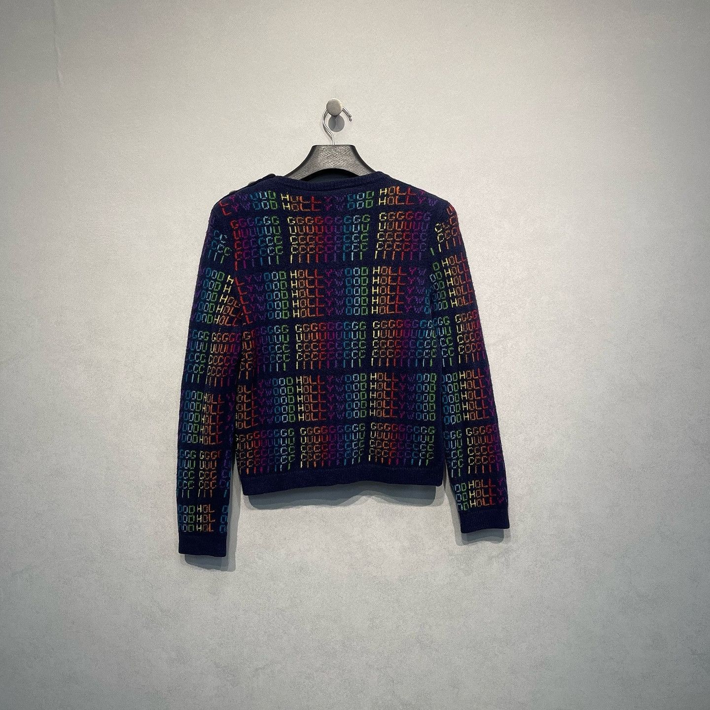 Gucci Colorful Rainbow Logo Knit Sweater Size US M / EU 48-50 / 2 - 2 Thumbnail
