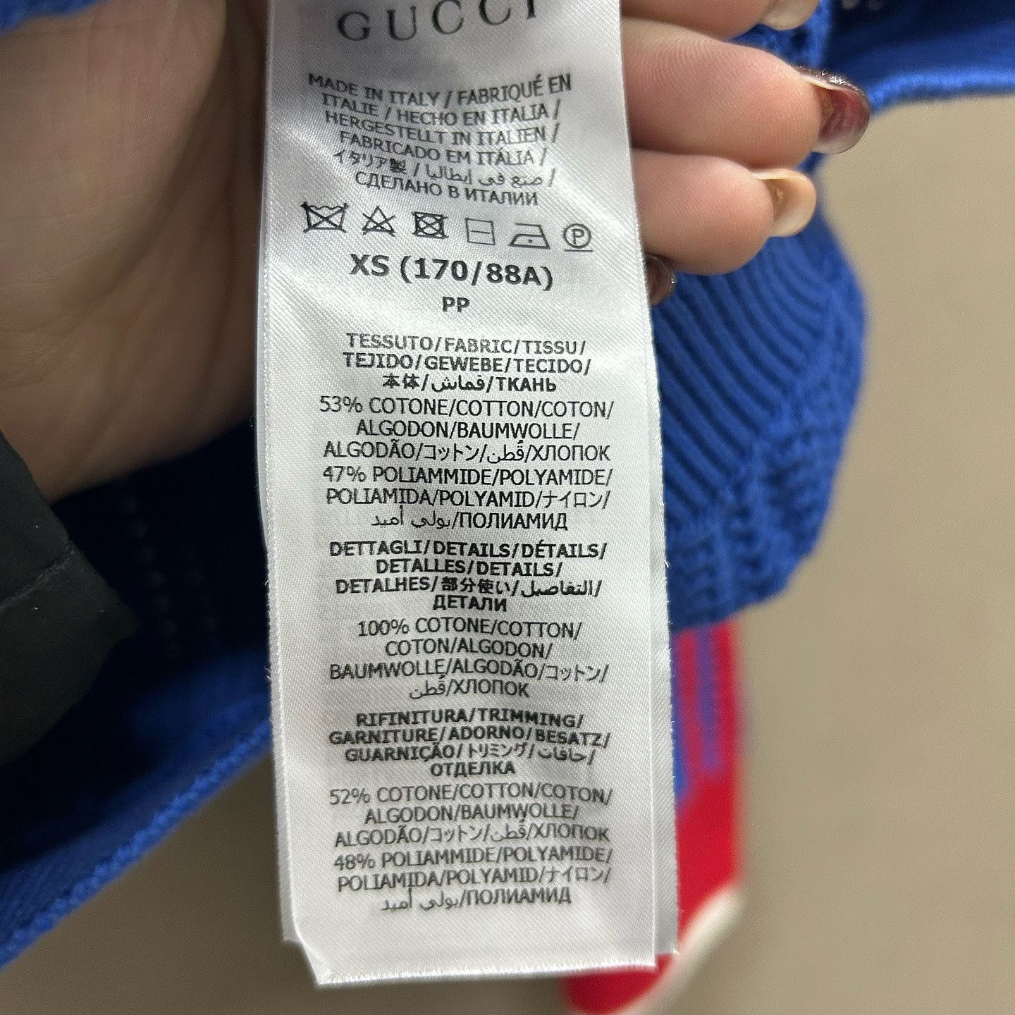 Gucci Blue Logo Knit Cardigan in XS Size US XS / EU 42 / 0 - 4 Thumbnail