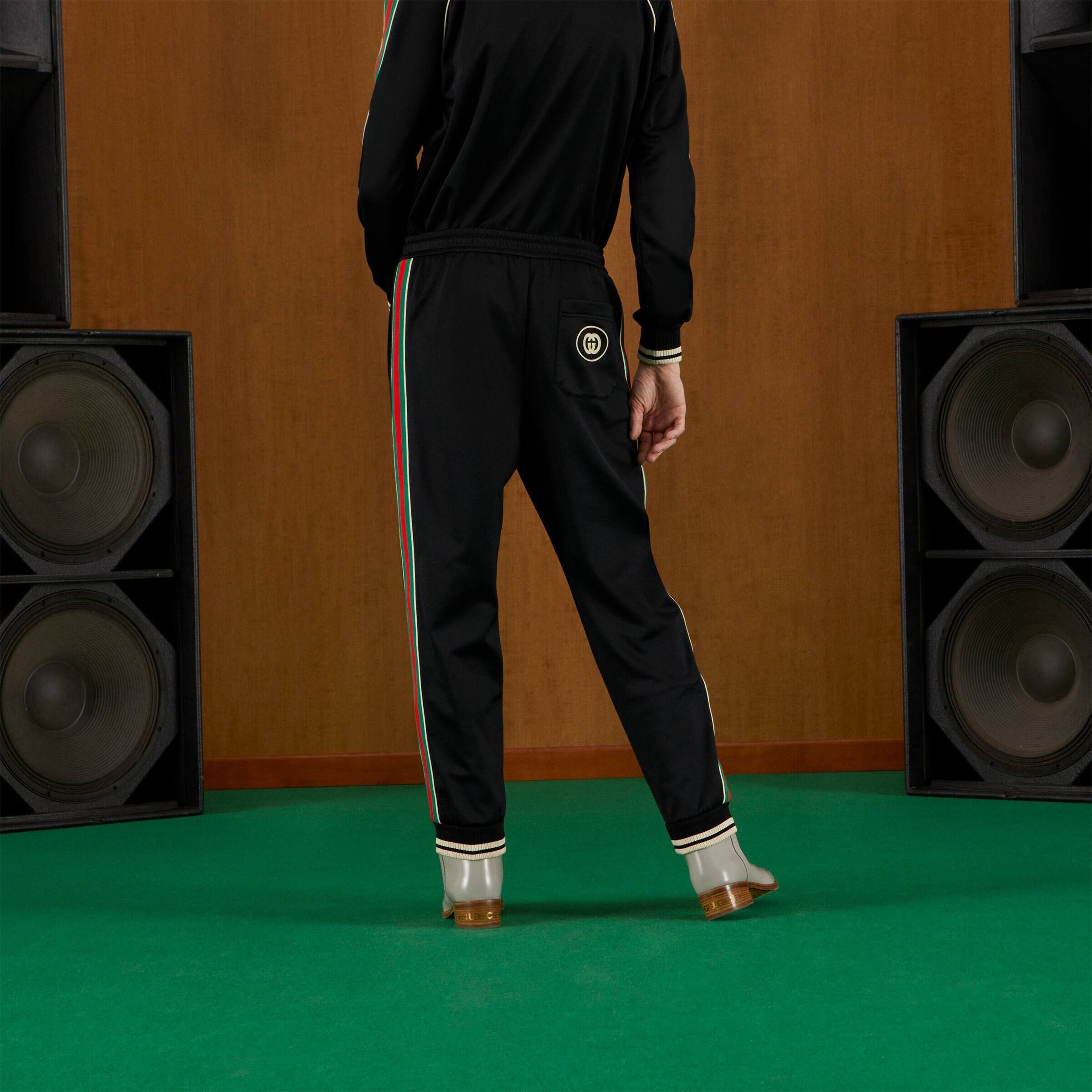 Gucci Black Web Stripe Track Pants Size US 34 / EU 50 - 11 Thumbnail